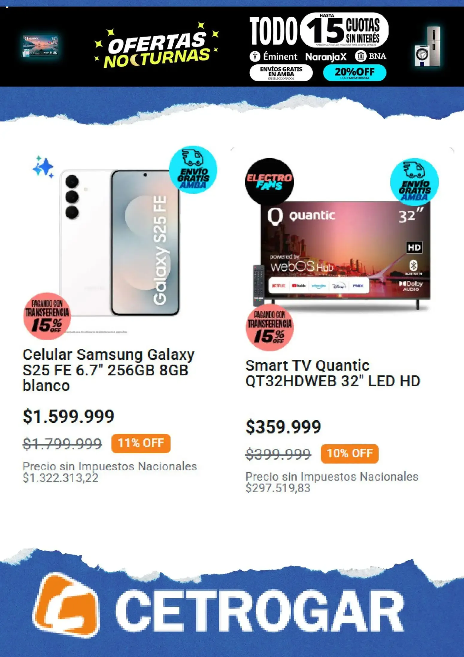 Ofertas de Cetrogar Electro Fans Celulares 7 de septiembre al 13 de septiembre 2026 - Página 4 del catálogo