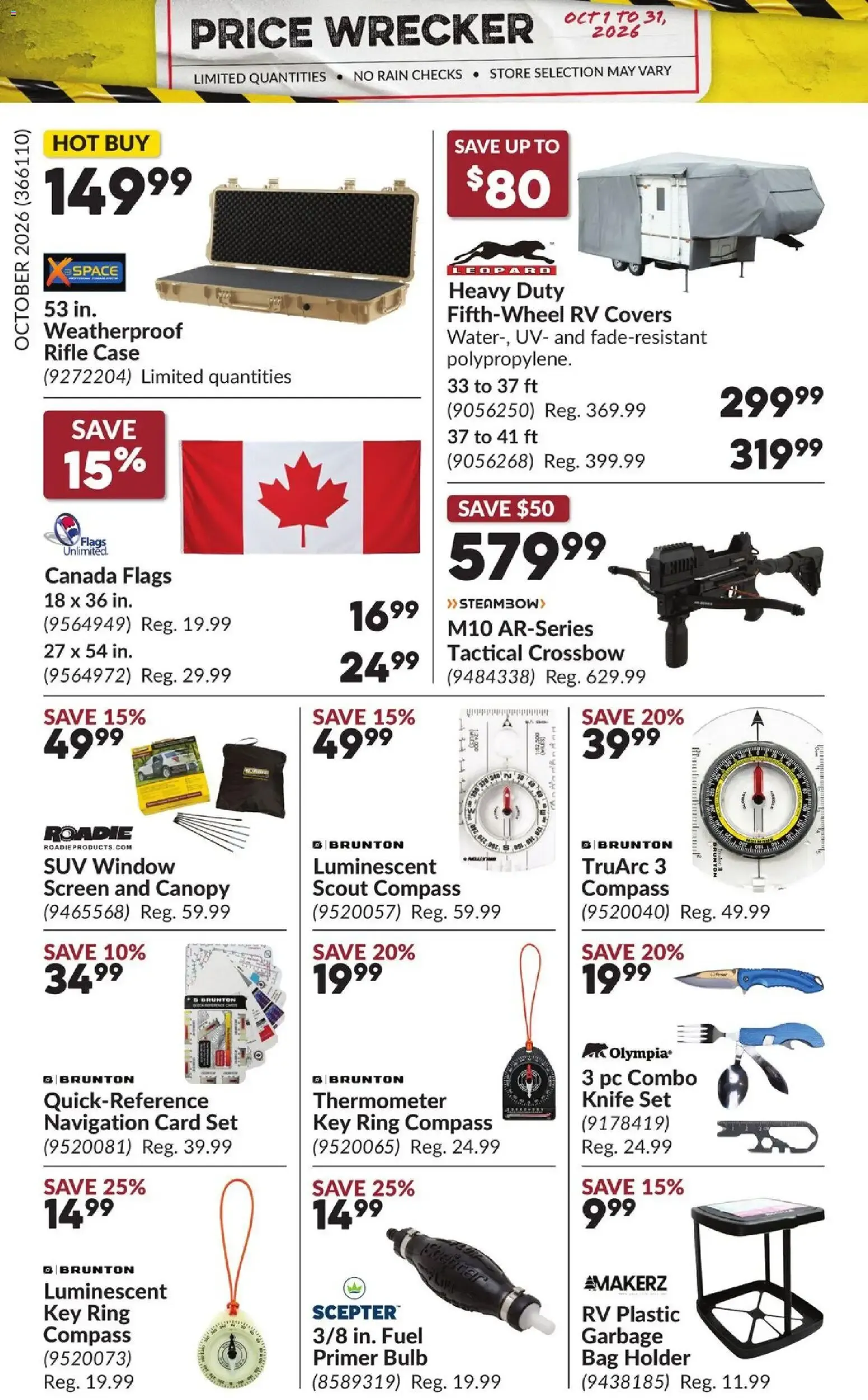 Princess Auto flyer - Price Wrecker from Oct 1, 2026 > weekly specials & deals from October 1 to October 31 2026 - flyer page 8