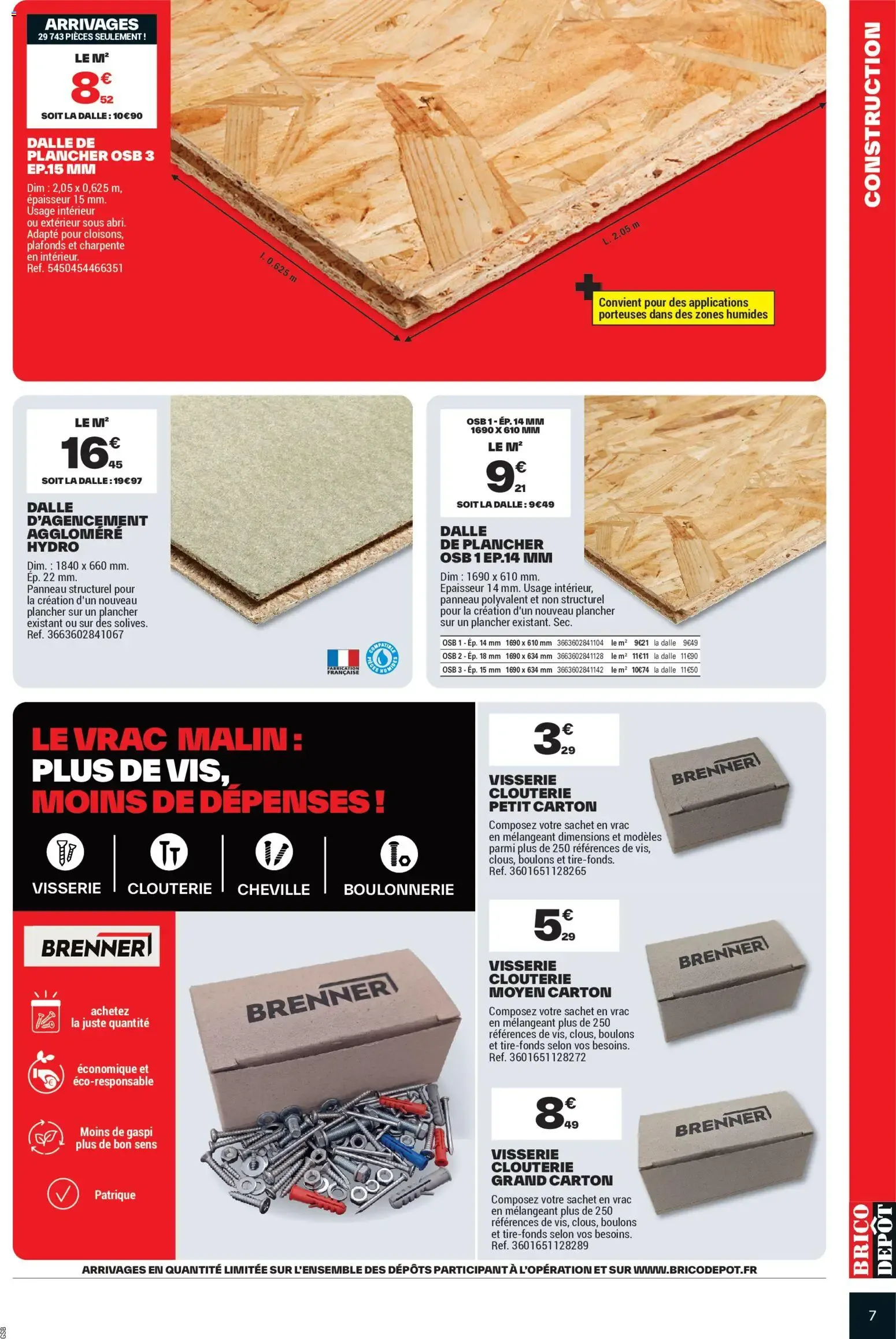 Brico Dépôt catalogue à partir du 11/09/2026 - promo en ligne du 11 septembre au 24 septembre 2026 - Catalogue page 7