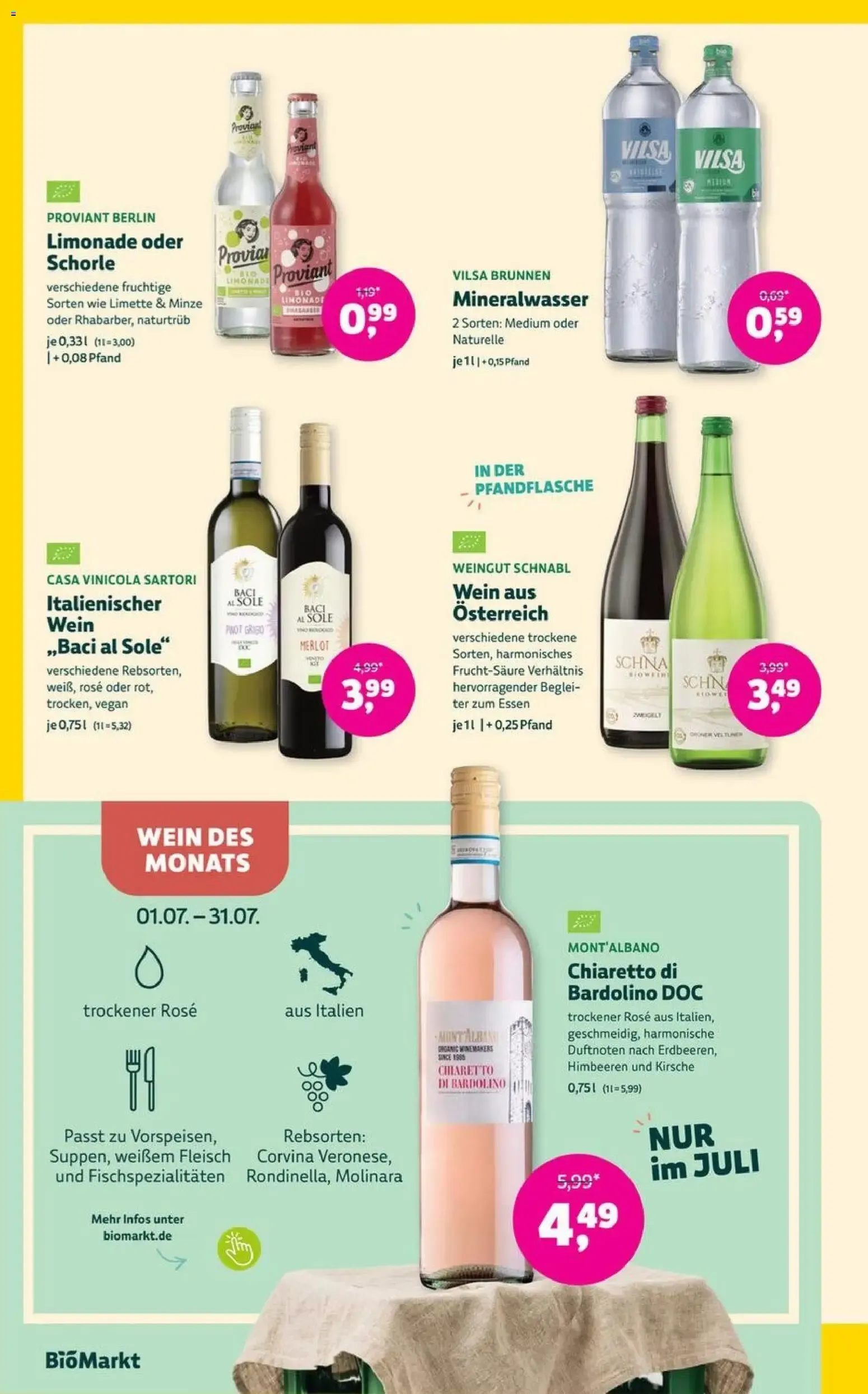 BioMarkt Prospekt (ab 01.07.2026) zum Blättern von 1. Juli bis 14. Juli 2026 - Prospekt seite 12