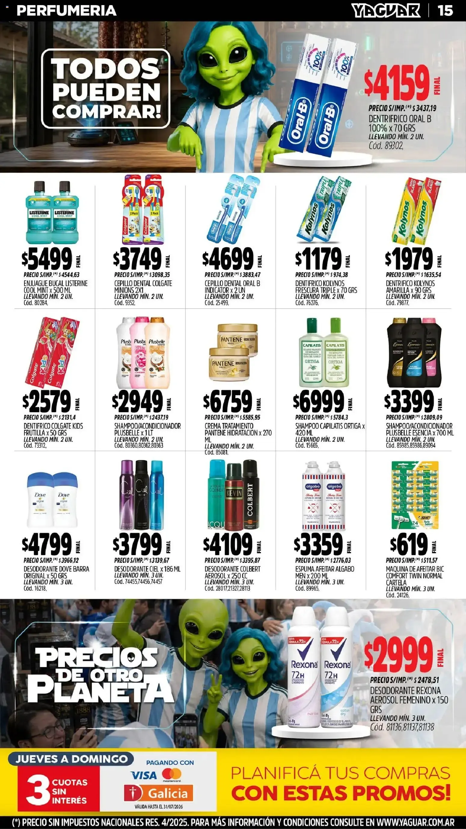 Ofertas de Yaguar - Oferta Semanal Mar del Plata del 29/06/2026 - 04/07/2026 29 de junio al 4 de julio 2026 - Página 15 del catálogo