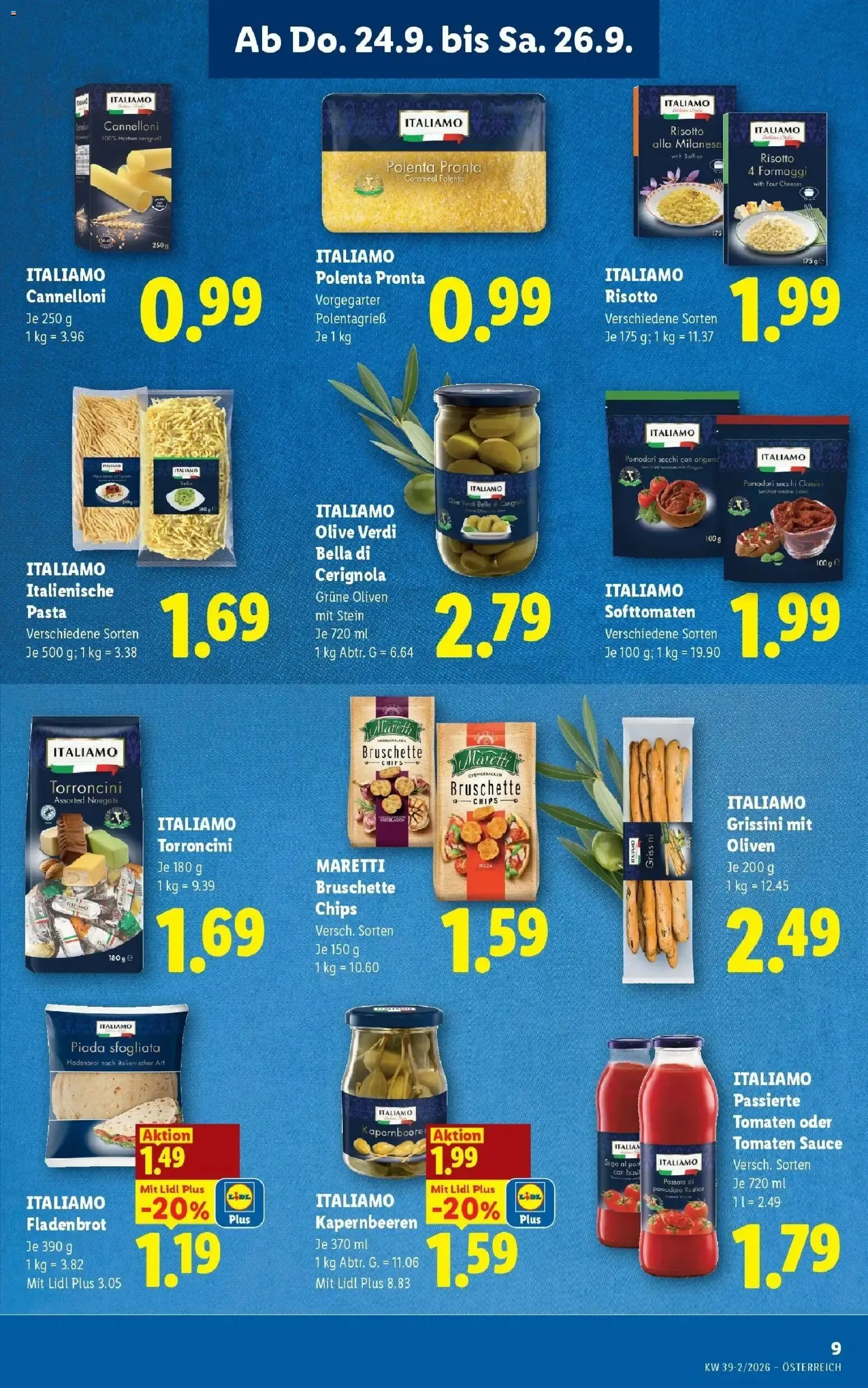 Lidl Flugblatt - Wien ab 24.09.2026 - Angebote ab donnerstag von 24. September bis 26. September 2026 - Flugblätt seite  11