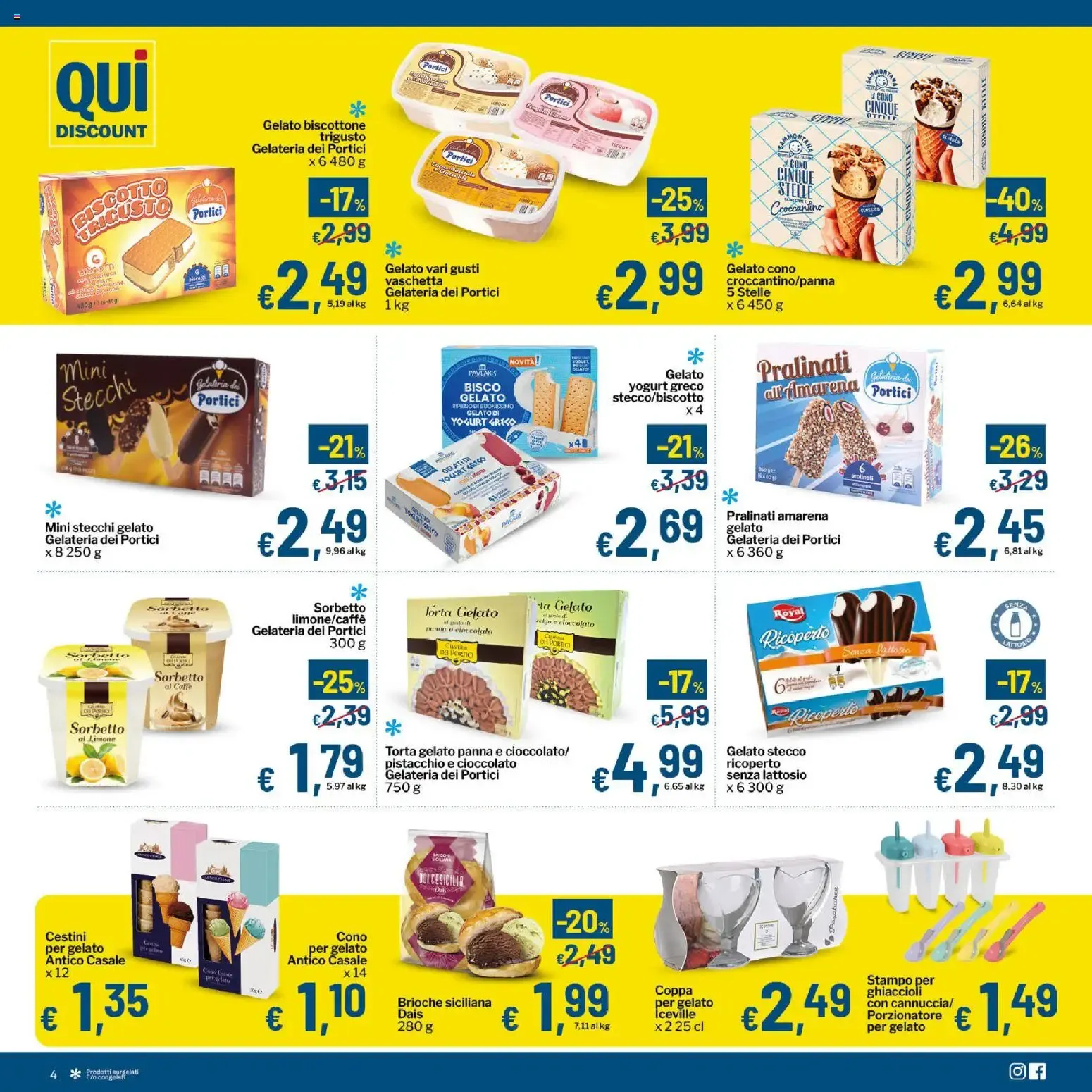 Qui Discount volantino dal 30/06/2026 - online Offerte da 30 giugno a 12 luglio di 2026 - Pagina del volantino 4