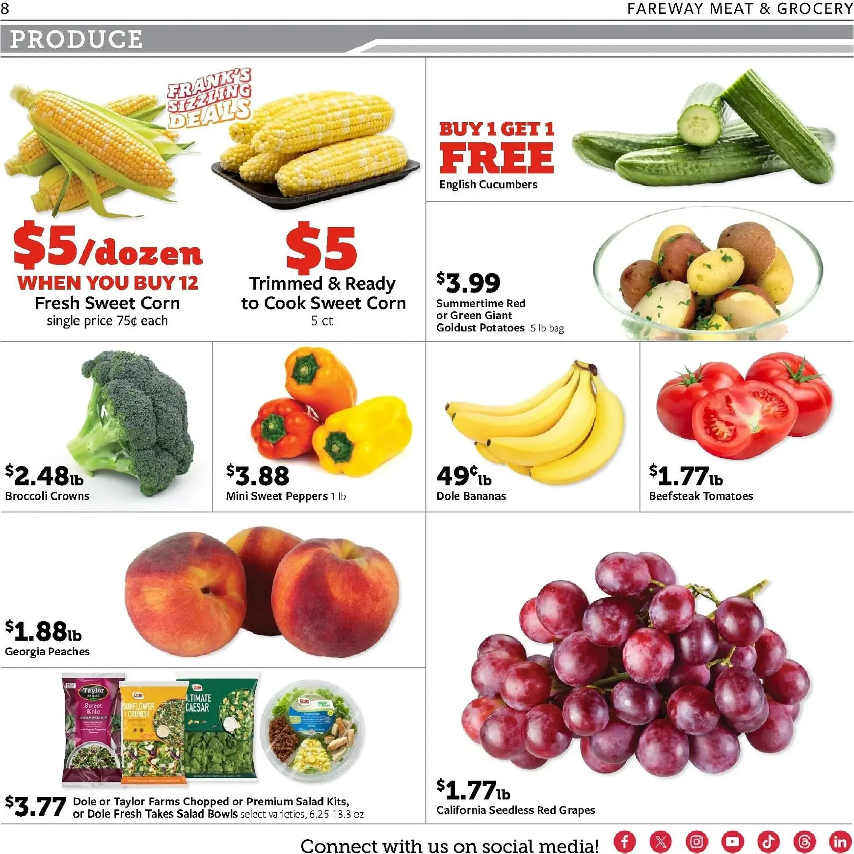 Weekly ad Current Fareway leaflet valid from Monday 06/29/2026 to Saturday 07/04/2026 from June 29 to July 4 2026 - Page 8