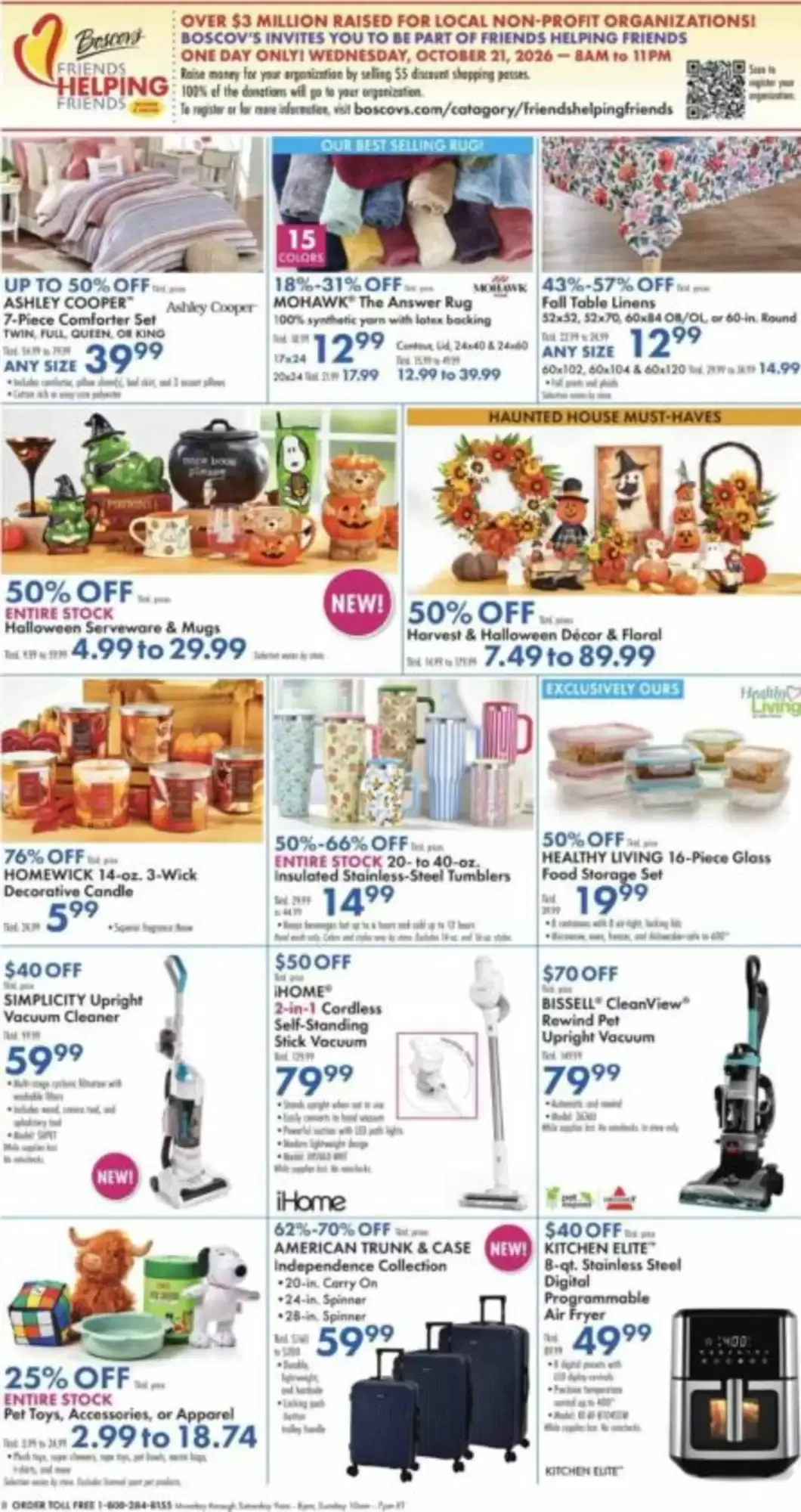 Weekly promotion Boscov's Back to Fall - Buy One Get One Free! spanning from August 20 to August 23 2026 - Page 8 for Catalogue 365