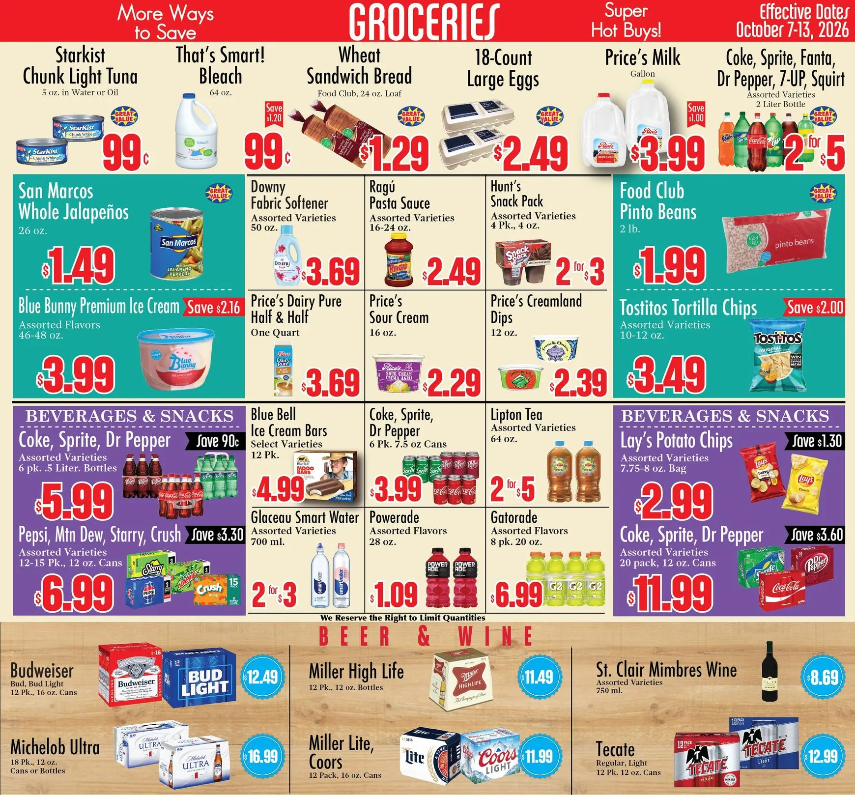 Weekly ad Current Food City leaflet valid from Wednesday 10/07/2026 to Tuesday 10/13/2026 from October 7 to October 13 2026 - Page 3