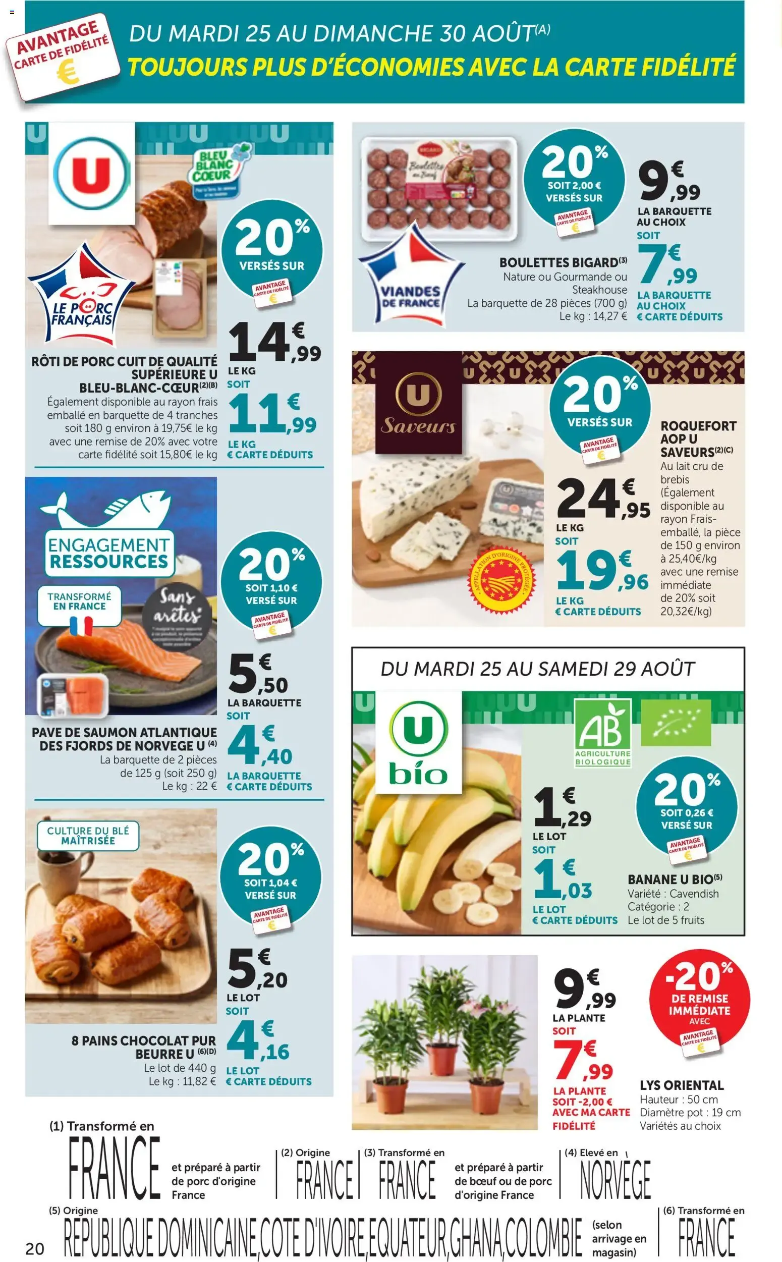 bi1 Catalogue à partir du 25/08/2026 - promo en ligne du 25 août au 6 septembre 2026 - Catalogue page 20