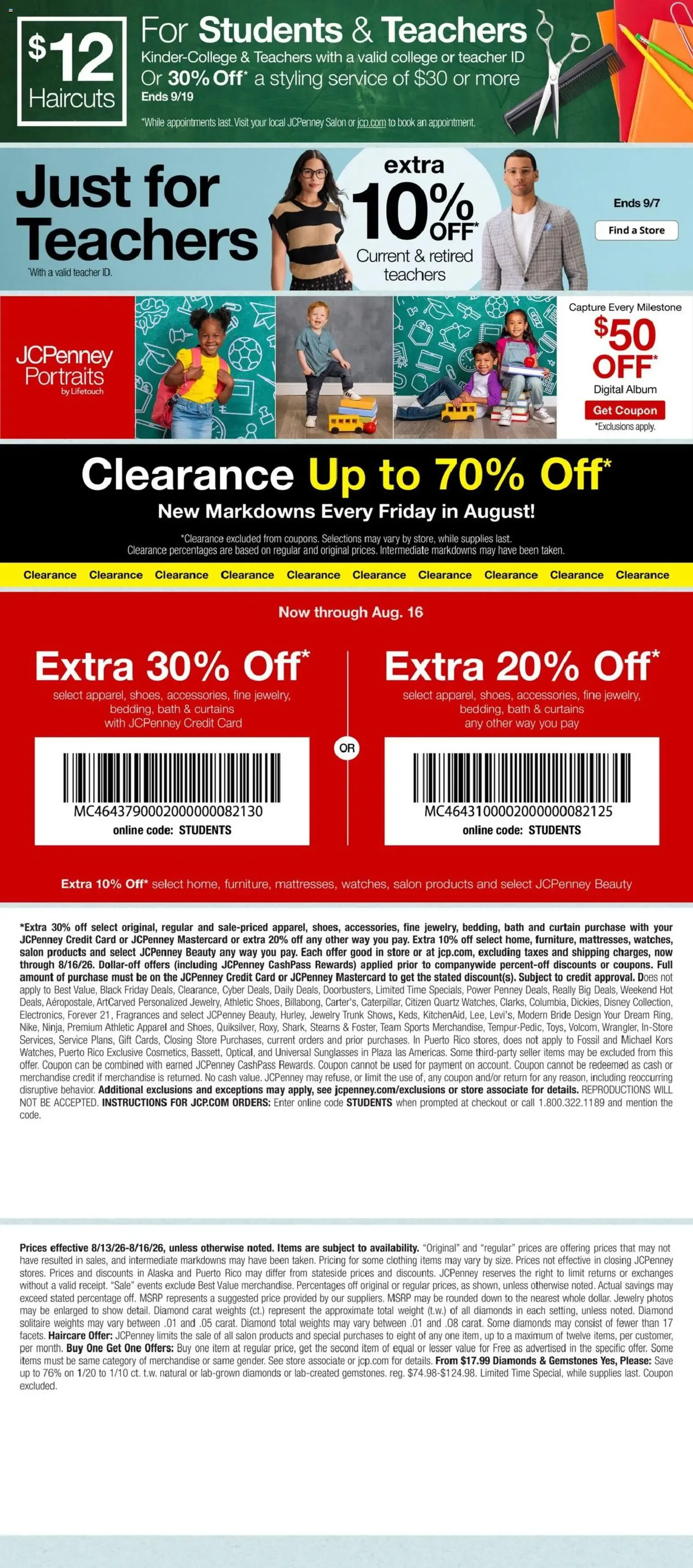 Weekly ad JCPenney: Back in Session. Back in Style. Weekend Hot Deals from August 13 to August 16 2026 - Page 8