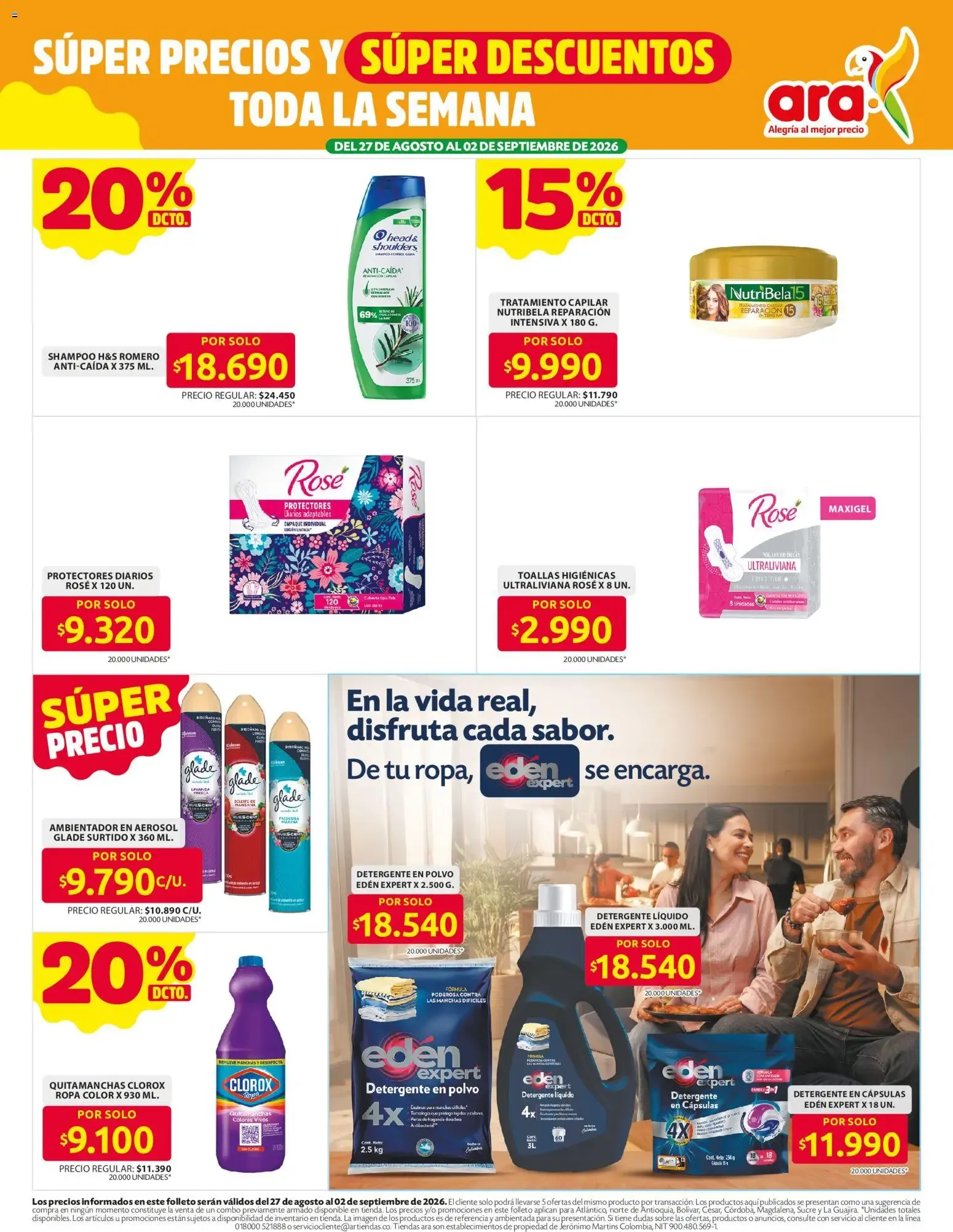 Catalogo de Ara: Ahorra con Alegría al Mejor Precio 27 de agosto al 2 de septiembre 2026 - Pag 11
