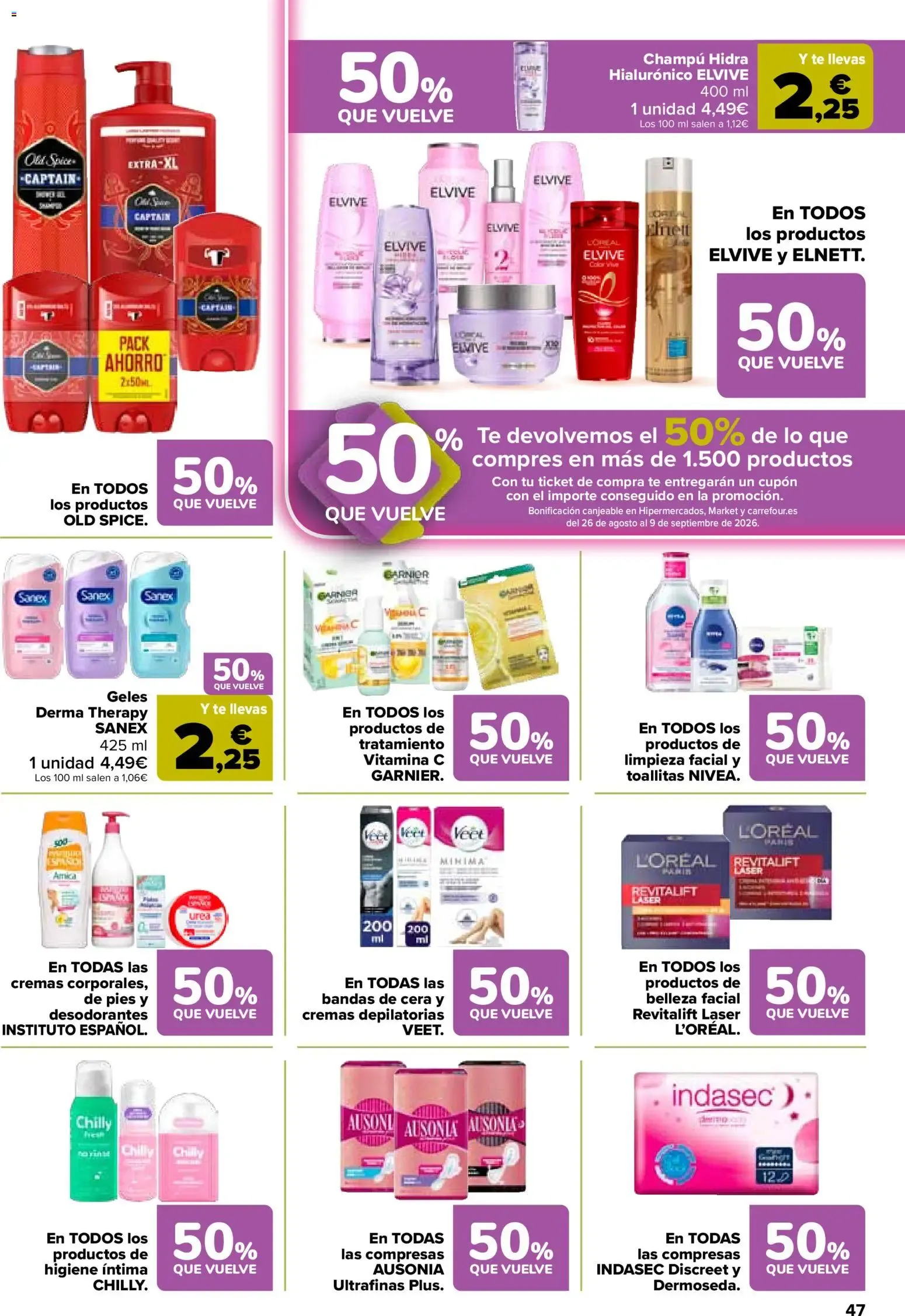 Catálogo de Carrefour folleto del 11/08/2026 | Catálogo 11 de agosto al 25 de agosto 2026 - Página 49