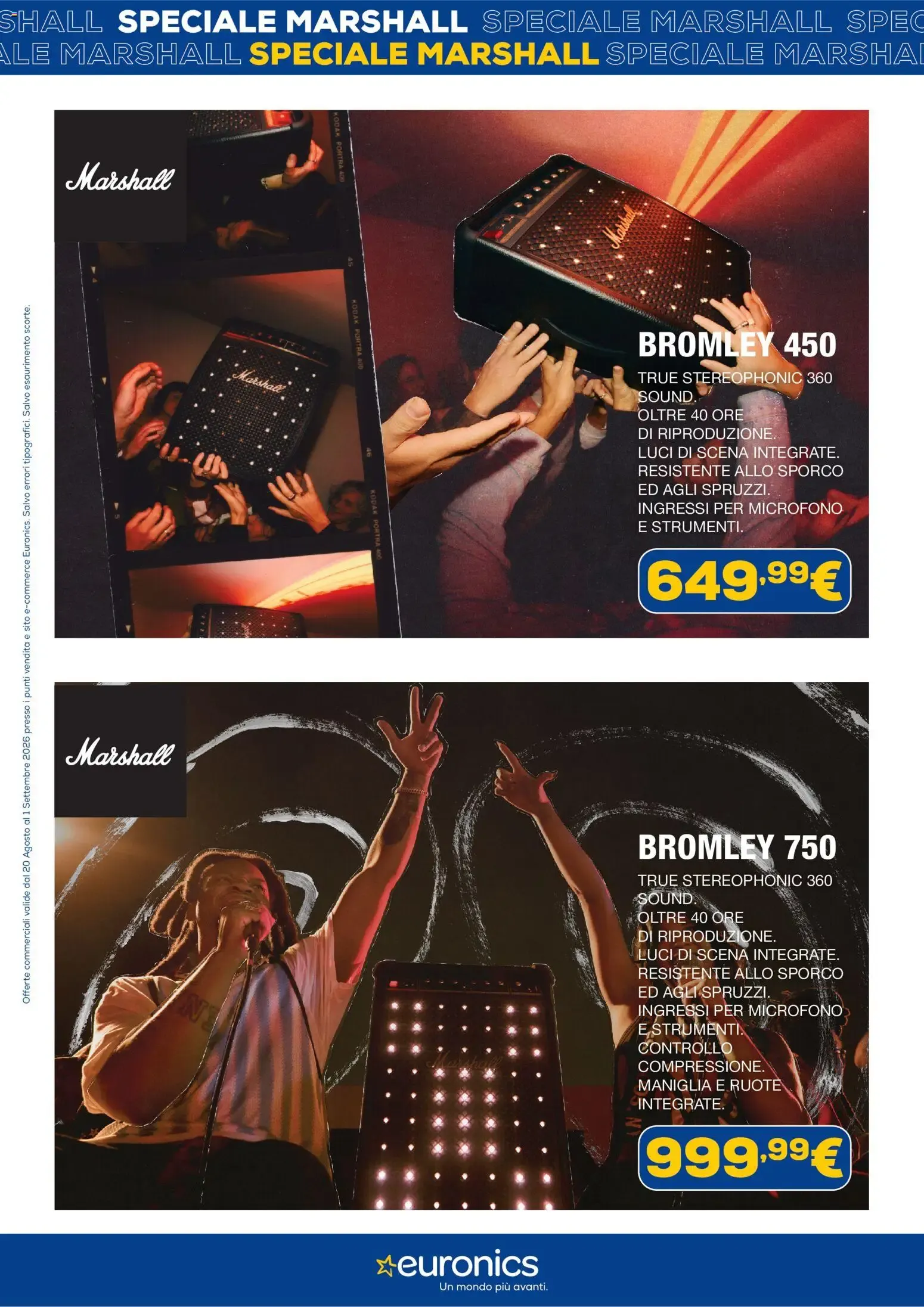 Nuovo Euronics volantino Marshall dal 20/08/2026 > offerte anteprima 🛍️ da 20 agosto a 1 settembre di 2026 - Pagina del volantino 5