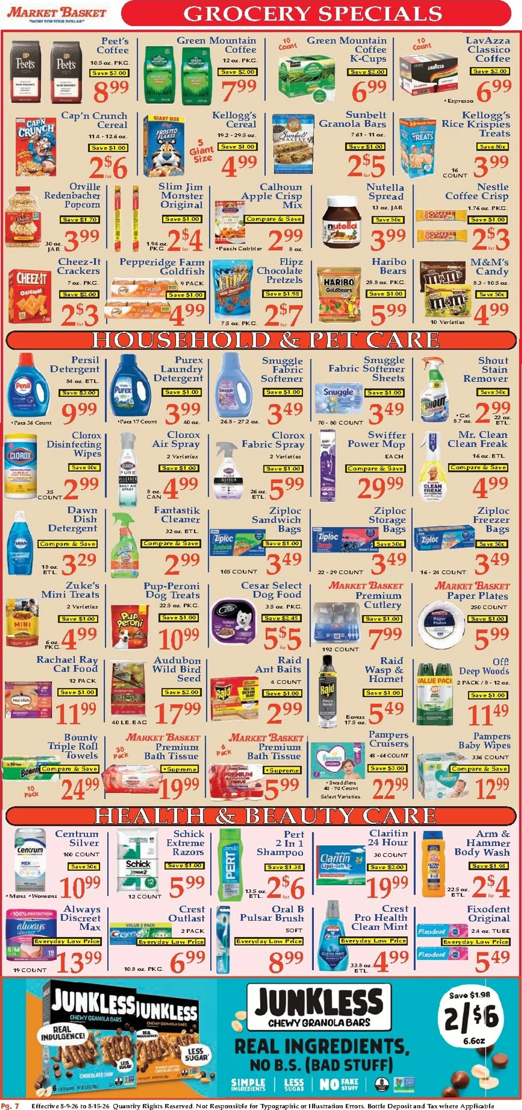 Weekly ad Current Market Basket leaflet valid from Sunday 08/09/2026 to Saturday 08/15/2026 from August 9 to August 15 2026 - Page 7