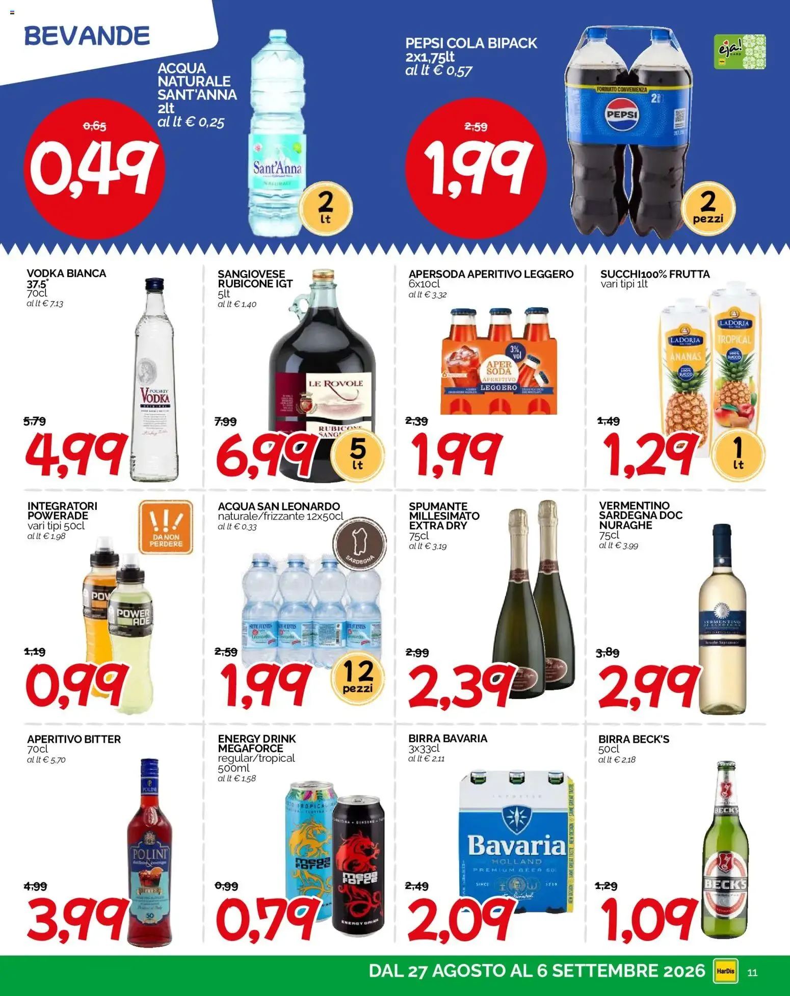 HarDis volantino dal 27/08/2026 - online Offerte da 27 agosto a 6 settembre di 2026 - Pagina del volantino 11