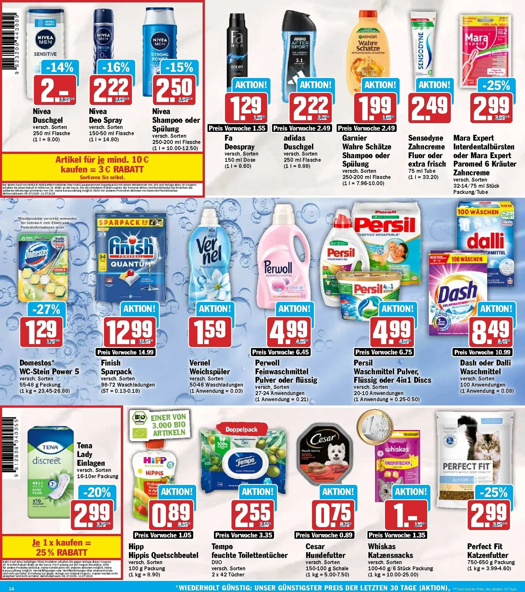 Hit Prospekt – von Montag 06.07.2026 bis Samstag 11.07.2026 von 6. Juli bis 11. Juli 2026 - Prospekt seite 14