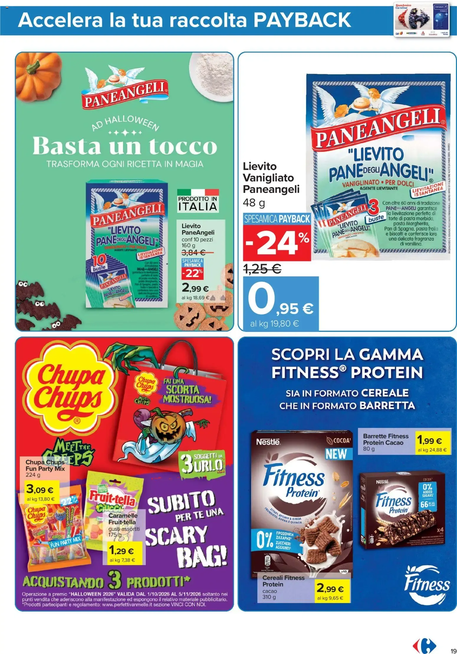 Carrefour Iper - La tua carta SpesAmica Payback vola con i Punti Sprint da 13 ottobre a 25 ottobre di 2026 - Pagina del volantino 19