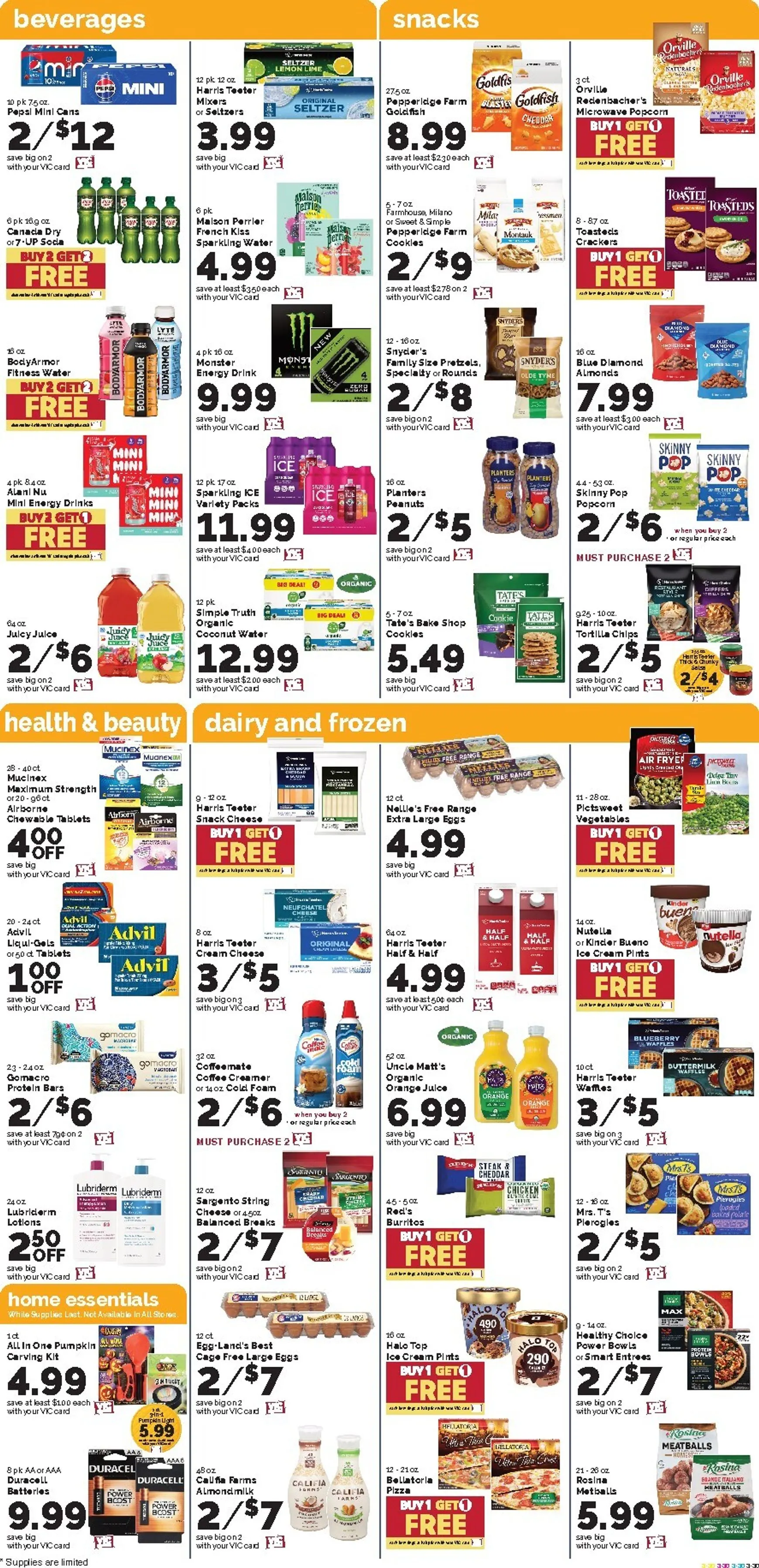 Weekly ad Current Harris Teeter leaflet valid from Wednesday 10/07/2026 to Tuesday 10/13/2026 from October 7 to October 13 2026 - Page 7