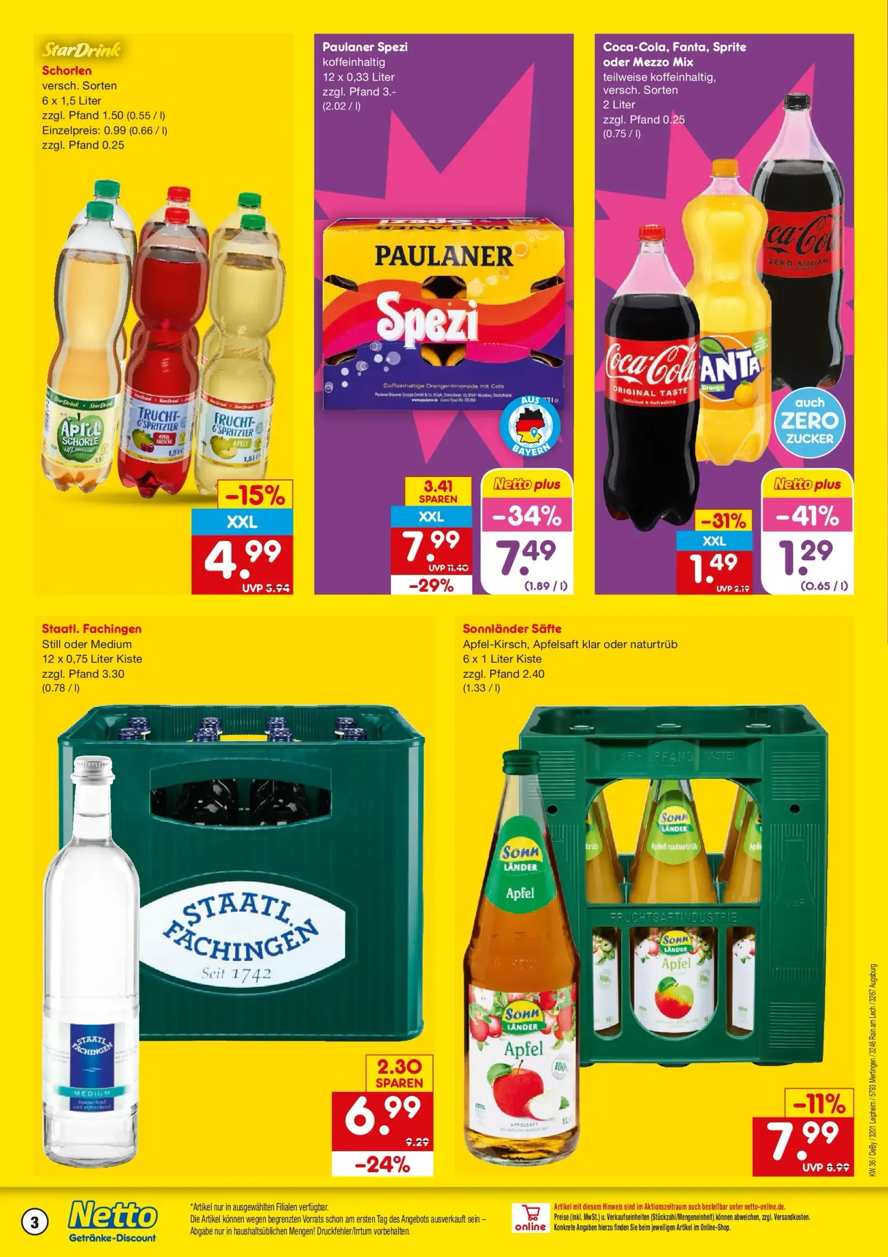 Netto Marken Discount - Getränkeangebote Prospekt – von Montag 31.08.2026 bis Samstag 05.09.2026 von 31. August bis 5. September 2026 - Prospekt seite 3