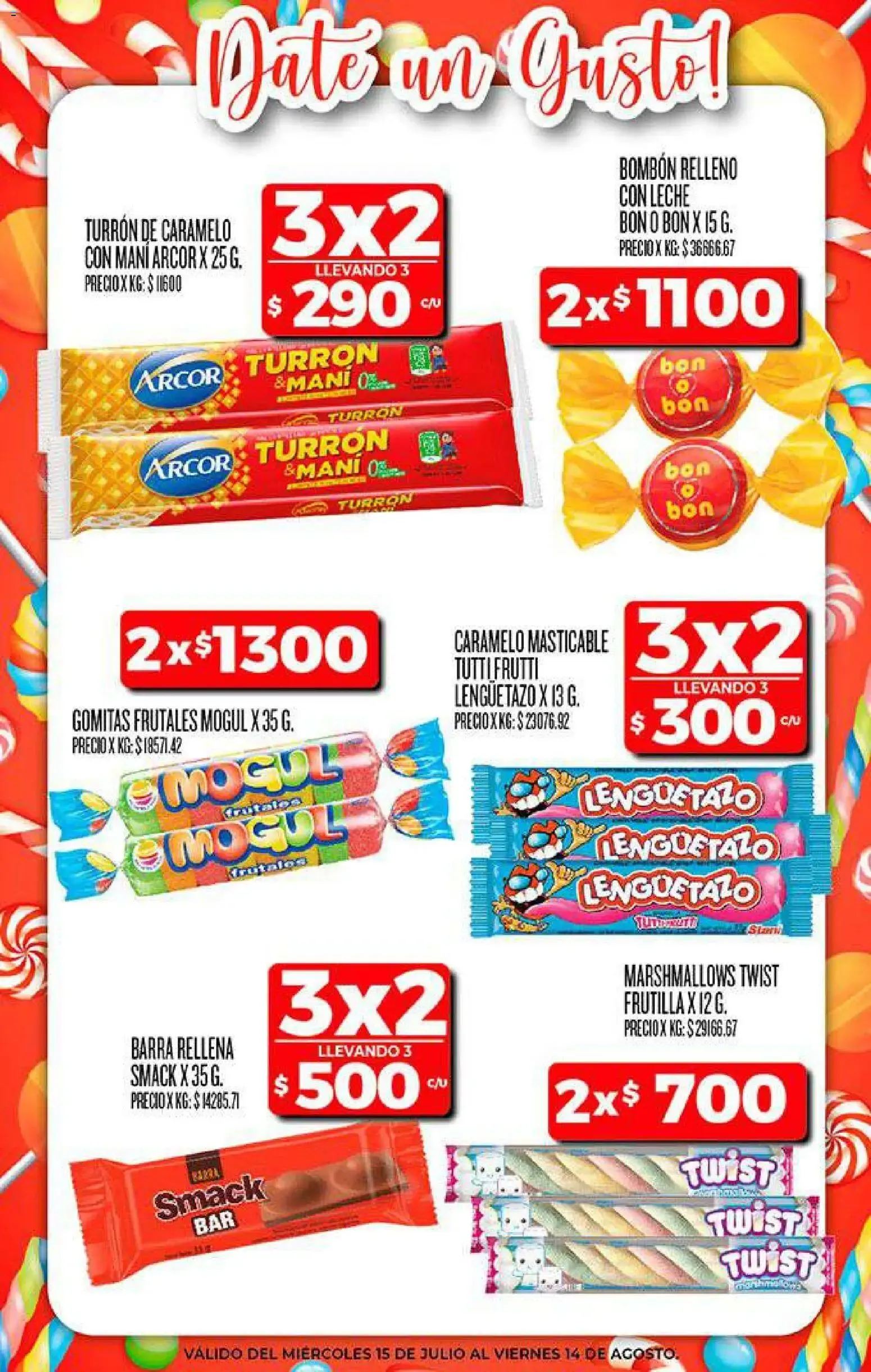 Ofertas de Date un Gusto! 15 de julio al 14 de agosto 2026 - Página 1 del catálogo