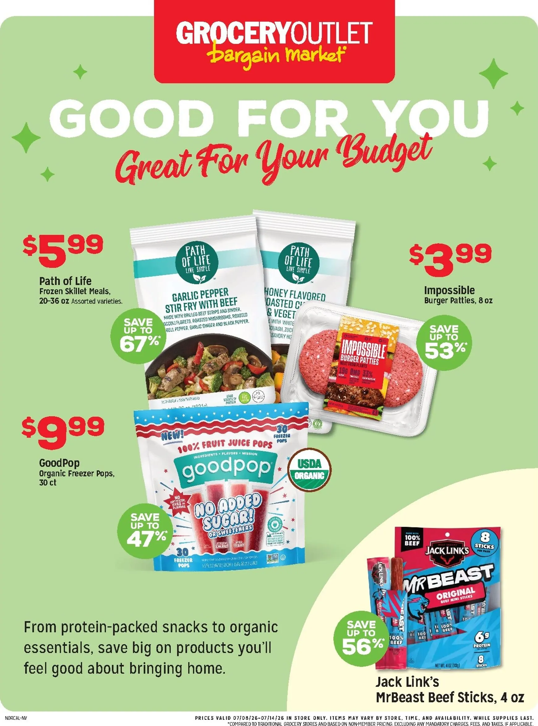 GOOD FOR YOU Great For Your Budget