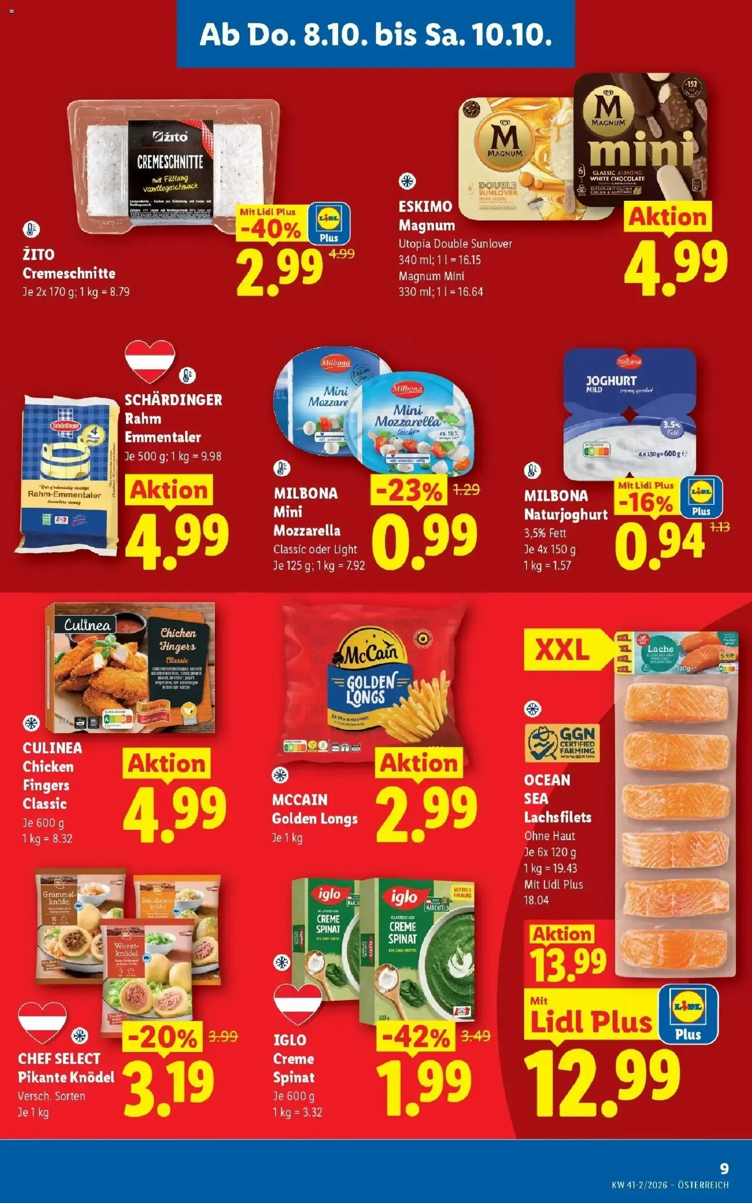 Lidl Flugblatt - Wien ab 04.10.2026 - Angebote ab donnerstag von 8. Oktober bis 10. Oktober 2026 - Flugblätt seite 11