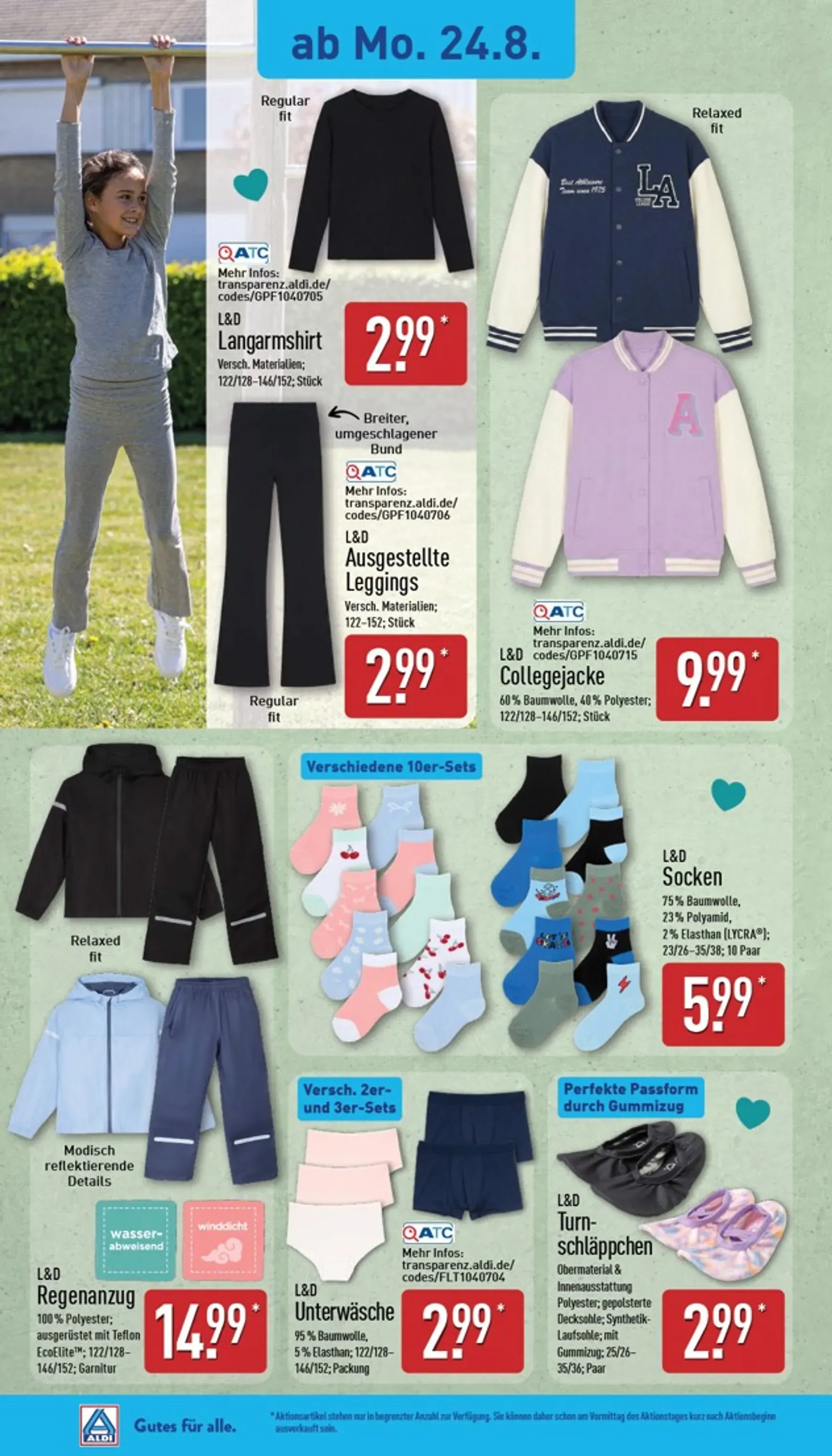ALDI NORD Prospekt – von Montag 24.08.2026 bis Samstag 29.08.2026 von 24. August bis 29. August 2026 - Prospekt seite 20