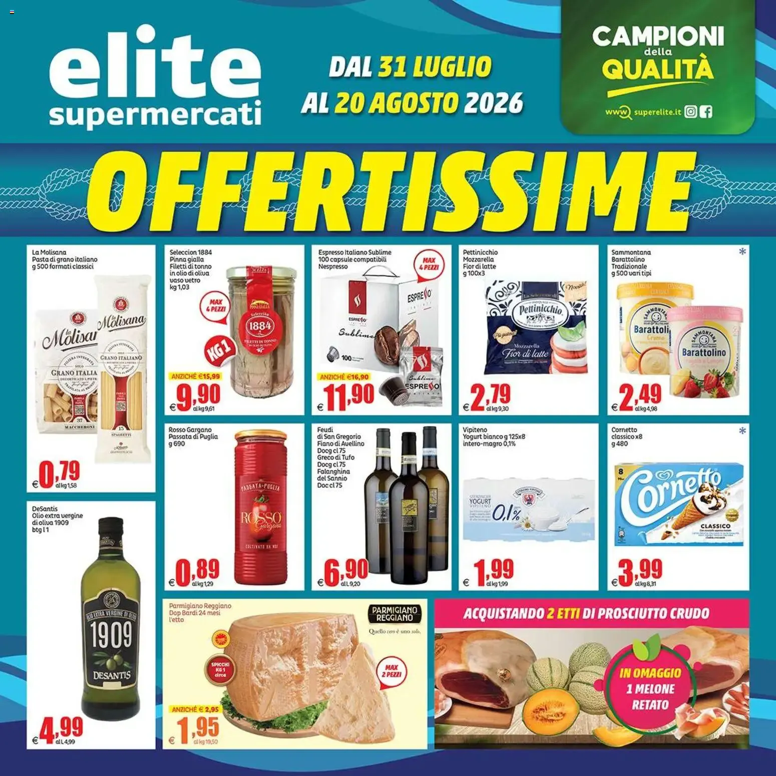 Nuovo Elite Supermercati volantino Roma dal 31/07/2026 > offerte anteprima 🛍️ da 31 luglio a 20 agosto di 2026 - Pagina del volantino 1
