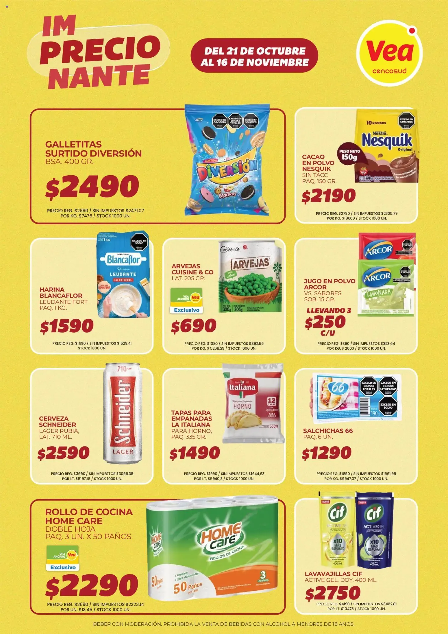 Ofertas de Vea - Folleto imPRECIOnante Córdoba del 21/10/2026 - 16/11/2026 21 de octubre al 16 de noviembre 2026 - Página 2 del catálogo