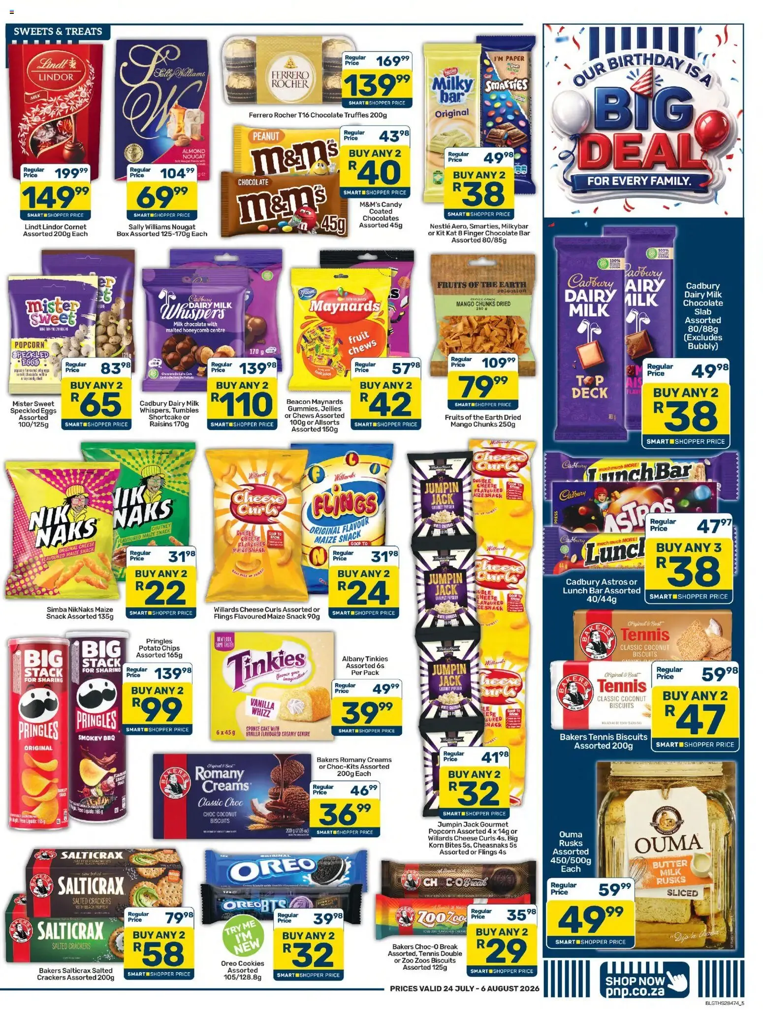 Pick n Pay Inland Provinces - Birthday Specials (24/07/2026 - 06/08/2026) Online from 24 July to 6 August 2026 - Catalogue Page 5