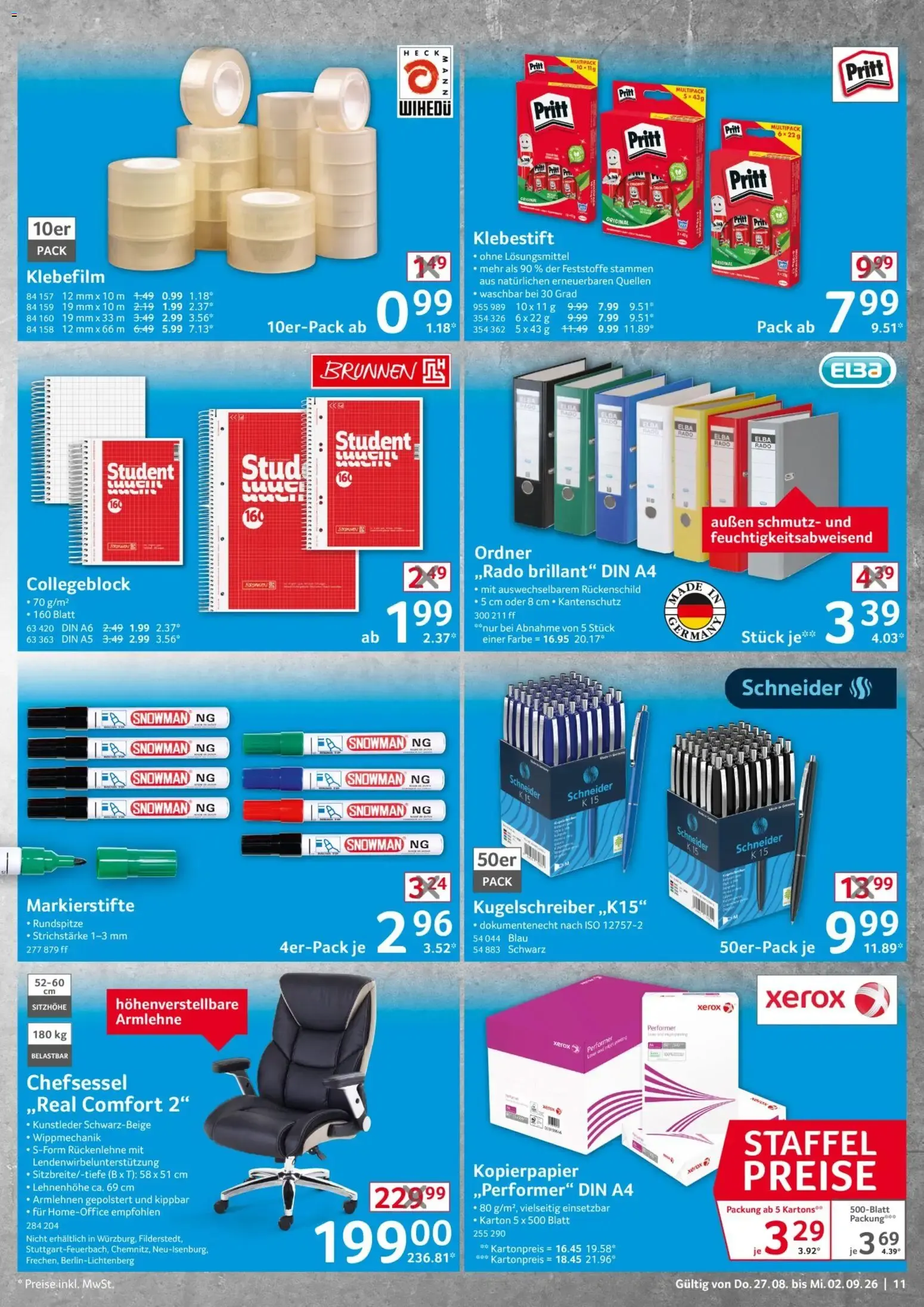 Selgros Non Food (ab 27.08.2026) zum Blättern von 27. August bis 2. September 2026 - Prospekt seite 11