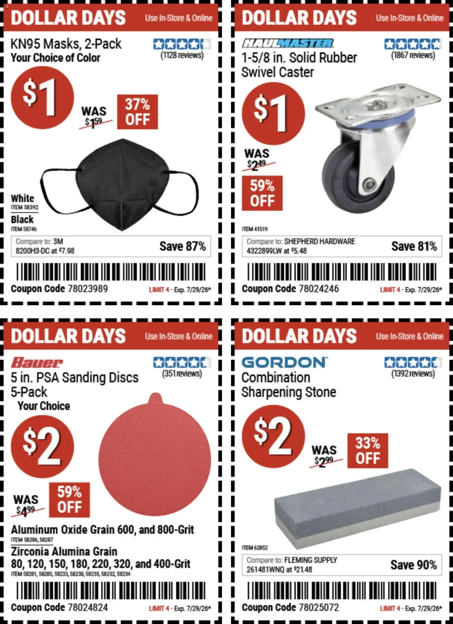 Weekly ad Harbor Freight Dollar Days (07/16 - 07/29 2026) - Flyer from July 16 to July 29 2026 - Page 5