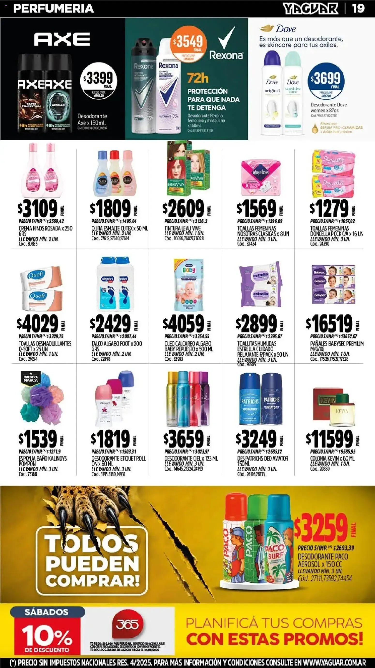 Ofertas de Yaguar - Oferta Semanal Chaco del 03/08/2026 - 08/08/2026 3 de agosto al 8 de agosto 2026 - Página 19 del catálogo