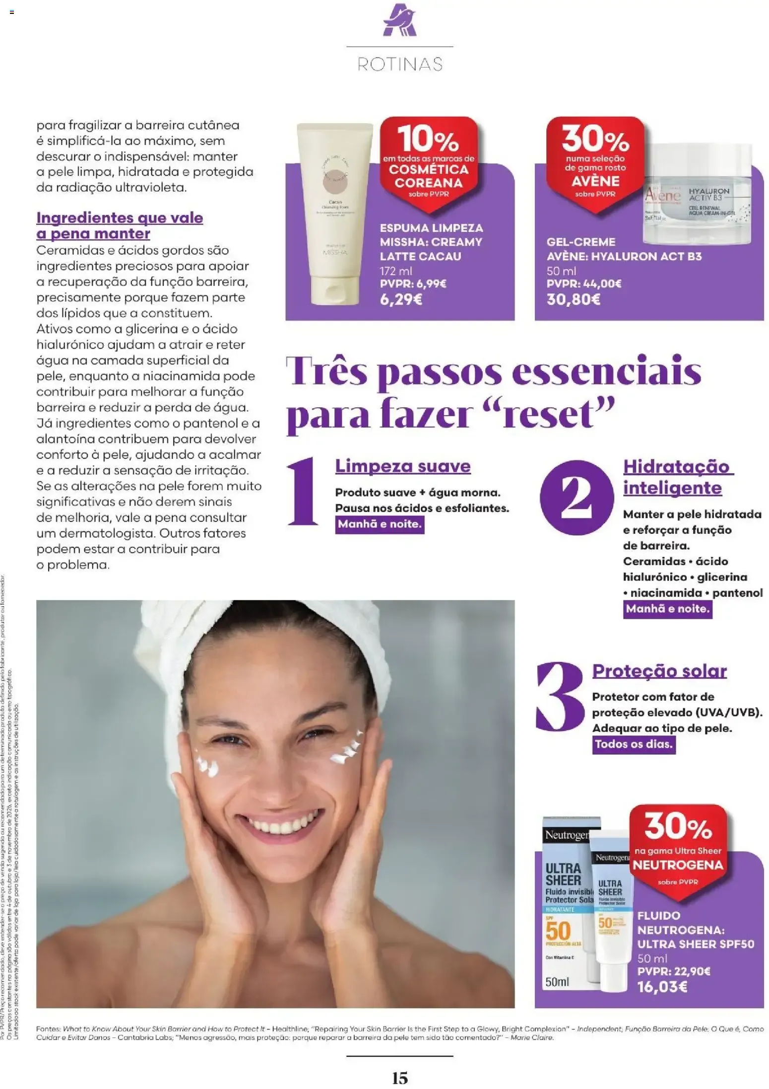 Folheto A Minha SAÚDE & BEM-ESTAR | Cuidados Especial Corpo de 4 de outubro até 3 de novembro 2026 - Pagina 15