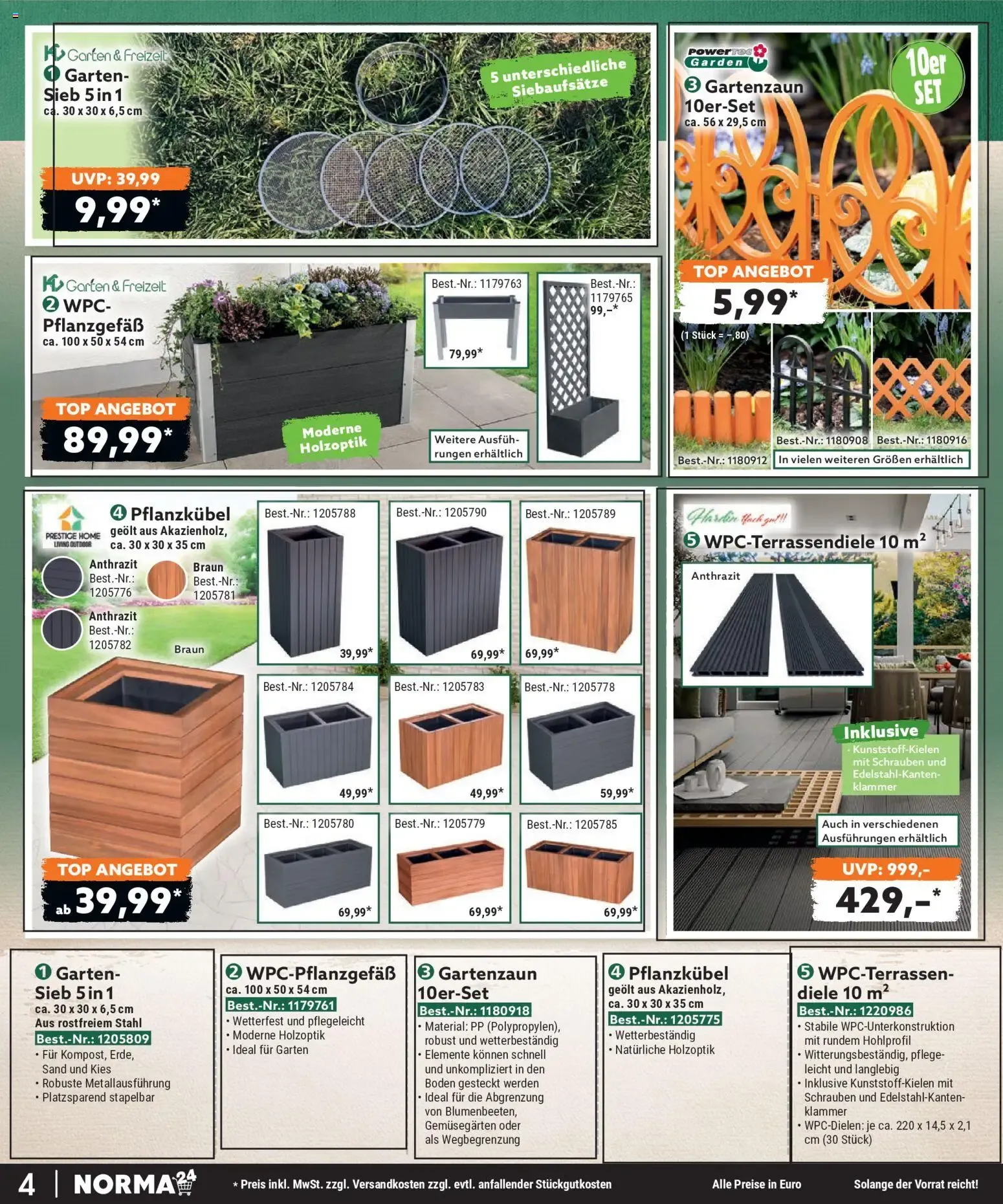 Norma Bestellmagazin Juli 2026 (ab 01.07.2026) zum blättern » Angebote von 1. Juli bis 31. Juli 2026 - Prospekt seite 4