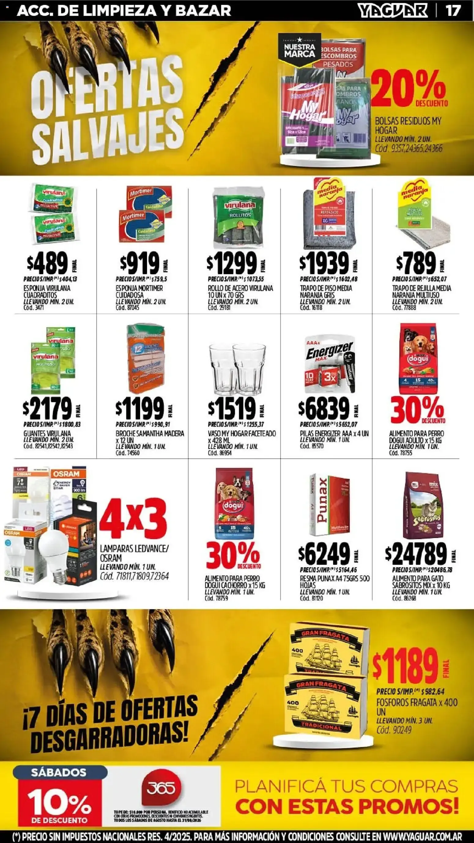 Ofertas de Yaguar - Oferta Semanal Córdoba del 03/08/2026 - 09/08/2026 3 de agosto al 9 de agosto 2026 - Página 18 del catálogo
