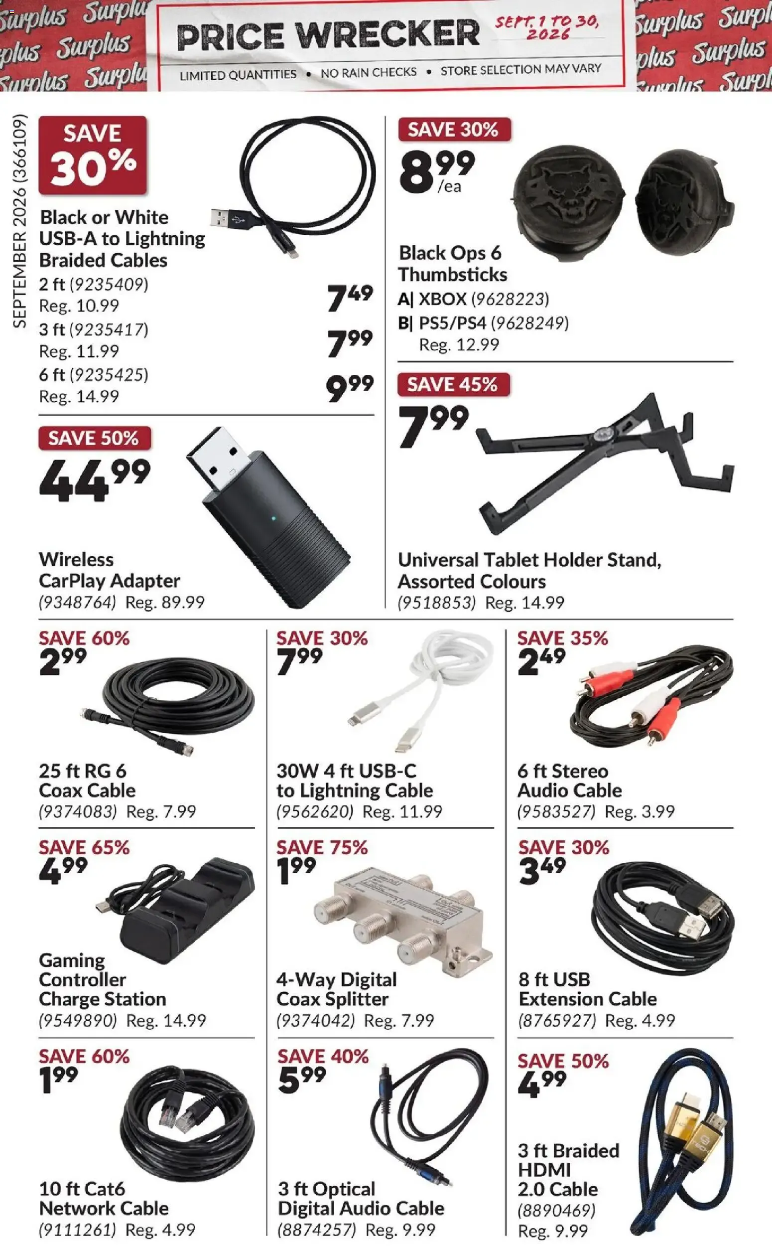 Princess Auto flyer- Price Wrecker from Sep 1, 2026 > weekly specials & deals from September 1 to September 30 2026 - flyer page 15
