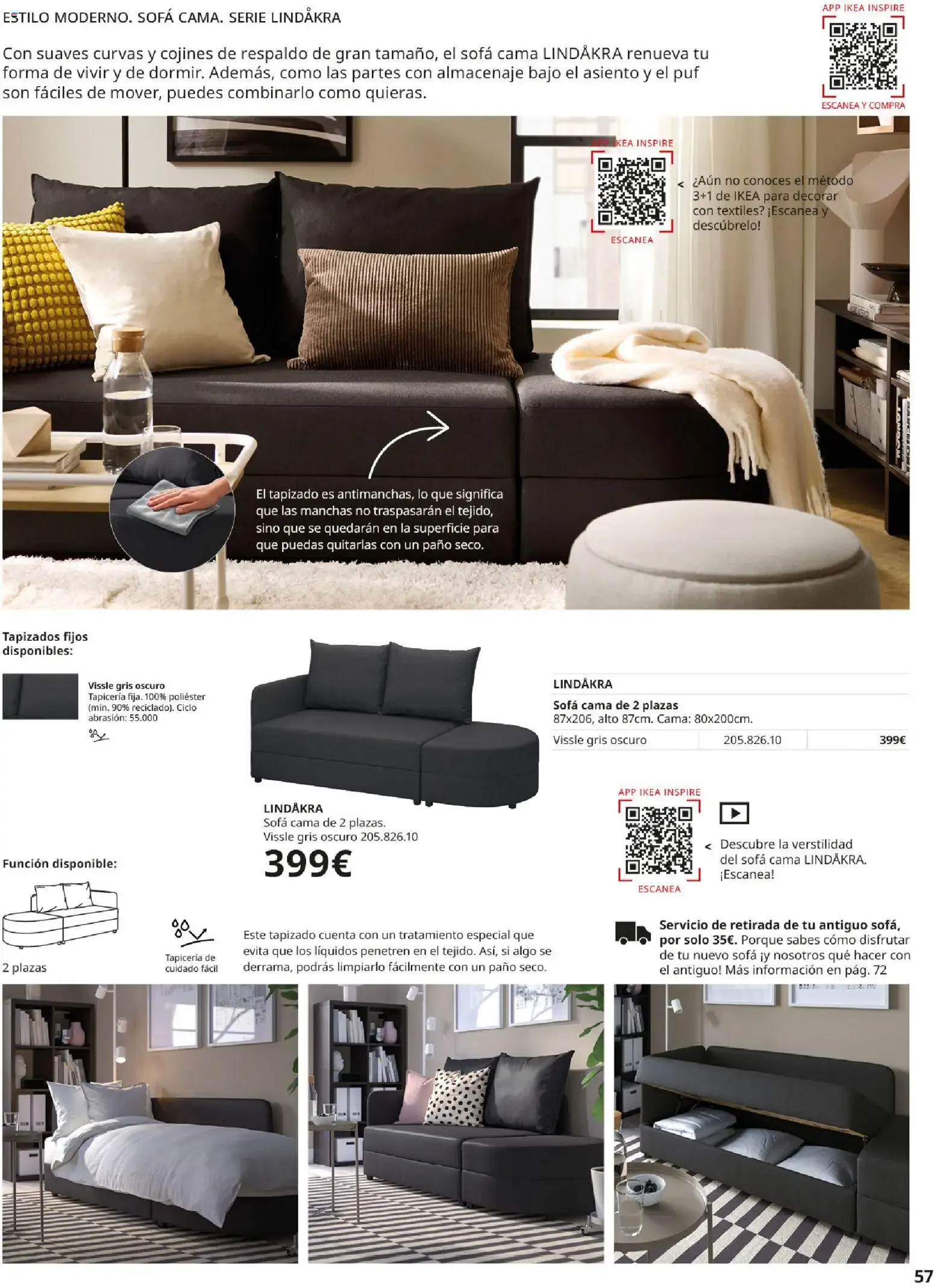 Catálogo de Guía de Compra Sofás IKEA 7 de mayo al 31 de agosto 2026 - Página 57