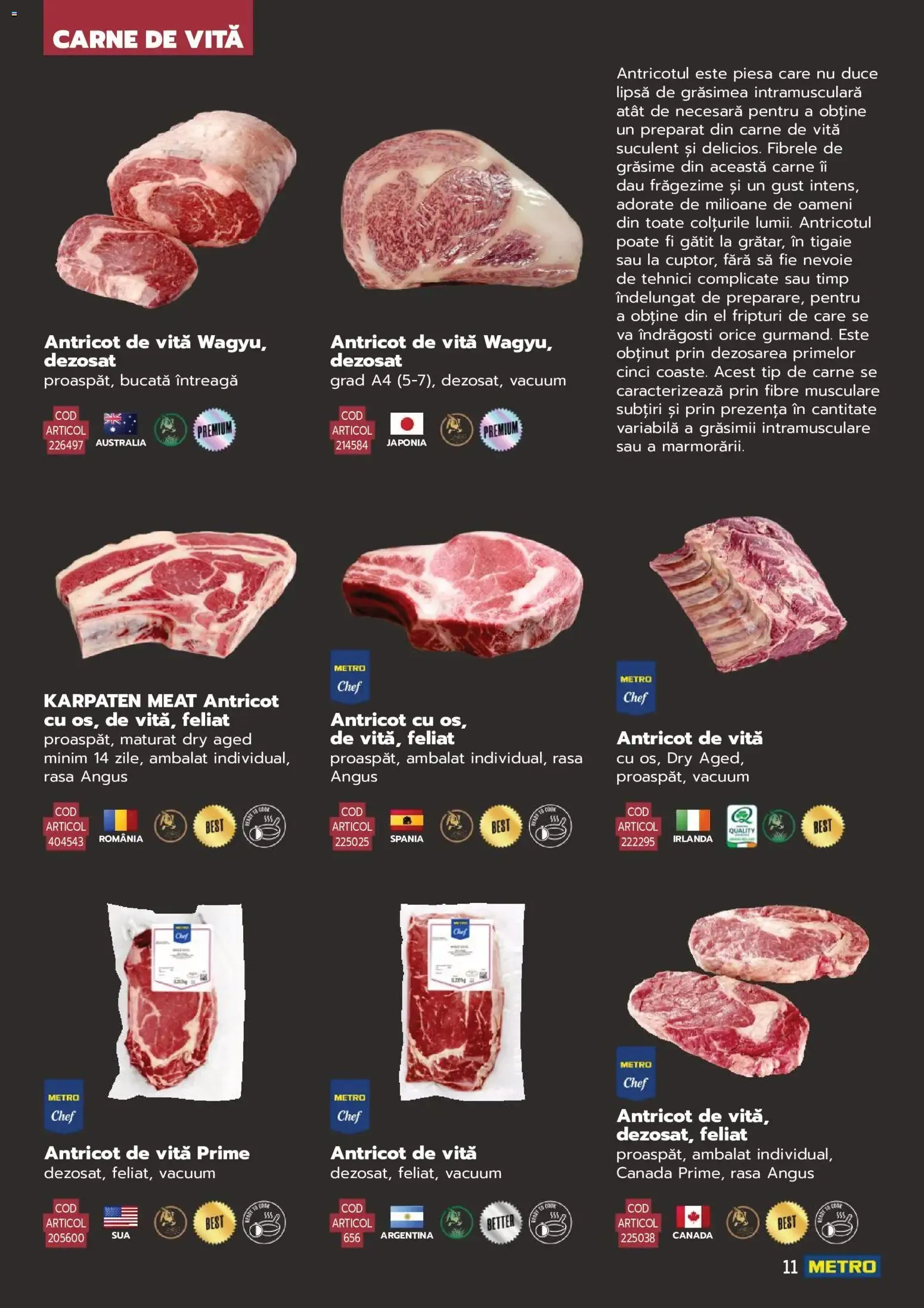 Catalog Metro catalog - Carne pentru Profesioniști - Oferta 03.06.2025 - 31.12.2026 de la 3 iunie până la 31 decembrie 2026 - Revista Pagina 11