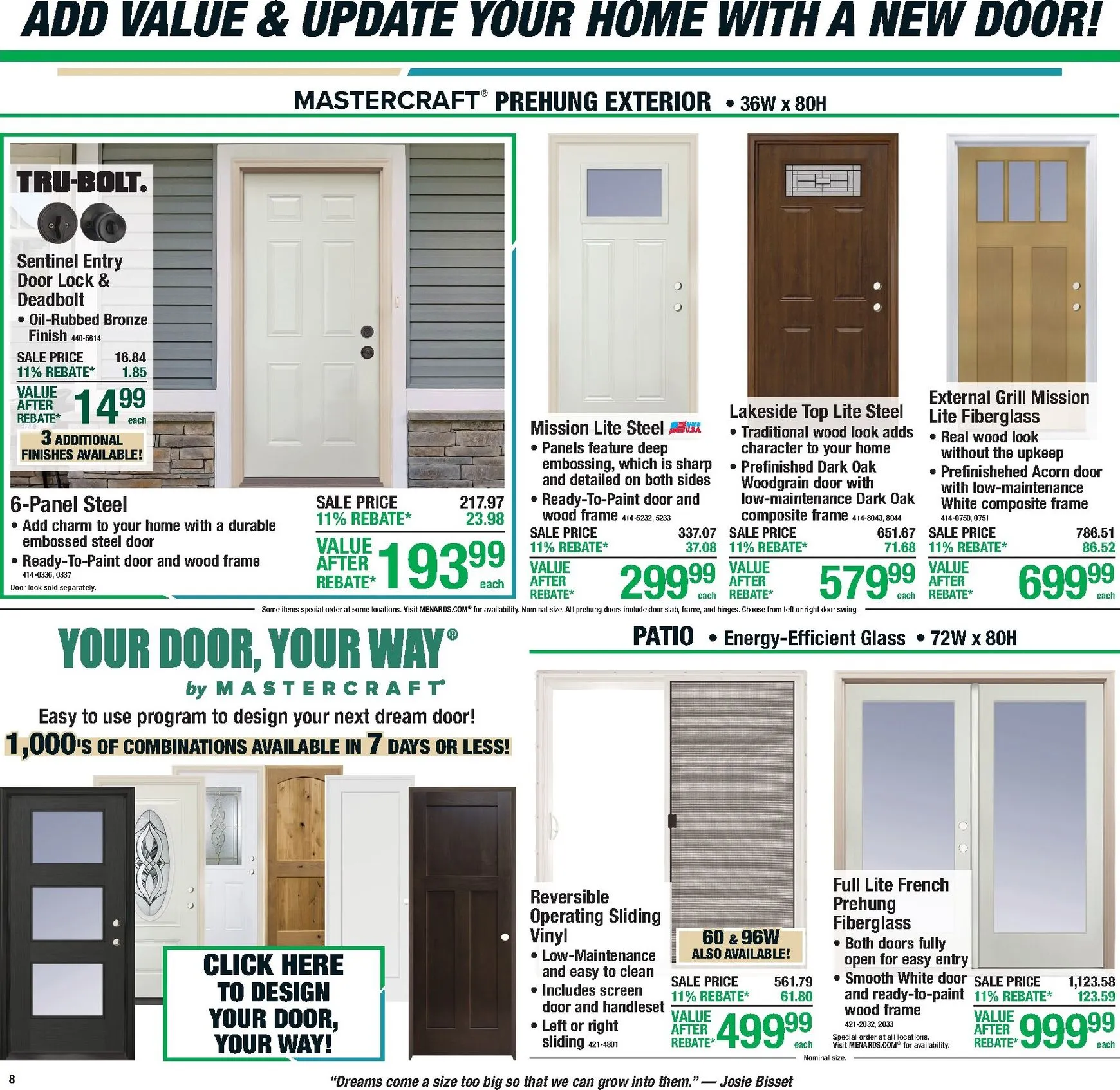 Weekly ad Current Menards - 11% Rebate* Sale leaflet valid from Thursday 10/01/2026 to Sunday 10/11/2026 from October 1 to October 11 2026 - Page 12
