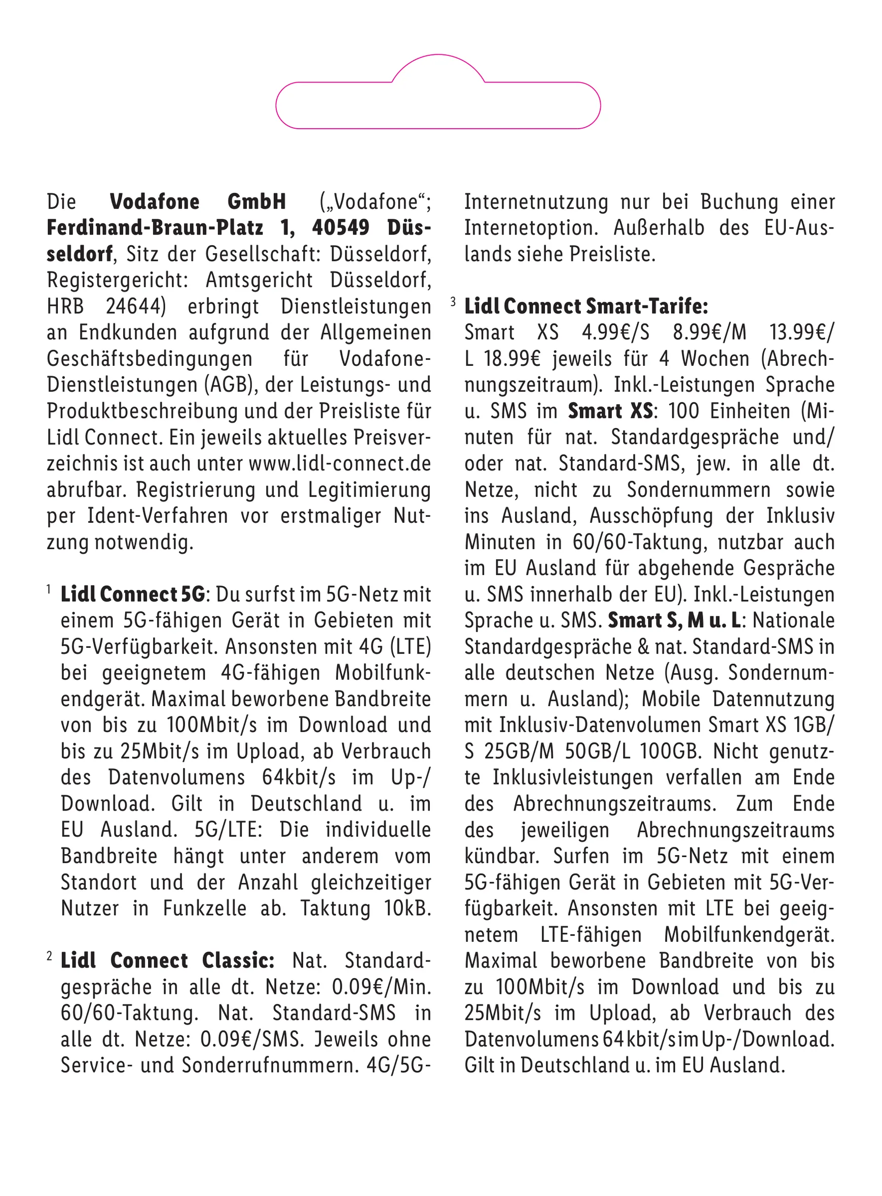 Lidl - Tarif Übersicht Prospekt – von Donnerstag 16.07.2026 bis Montag 31.08.2026 von 1. Oktober bis 31. August 2026 - Prospekt seite 18
