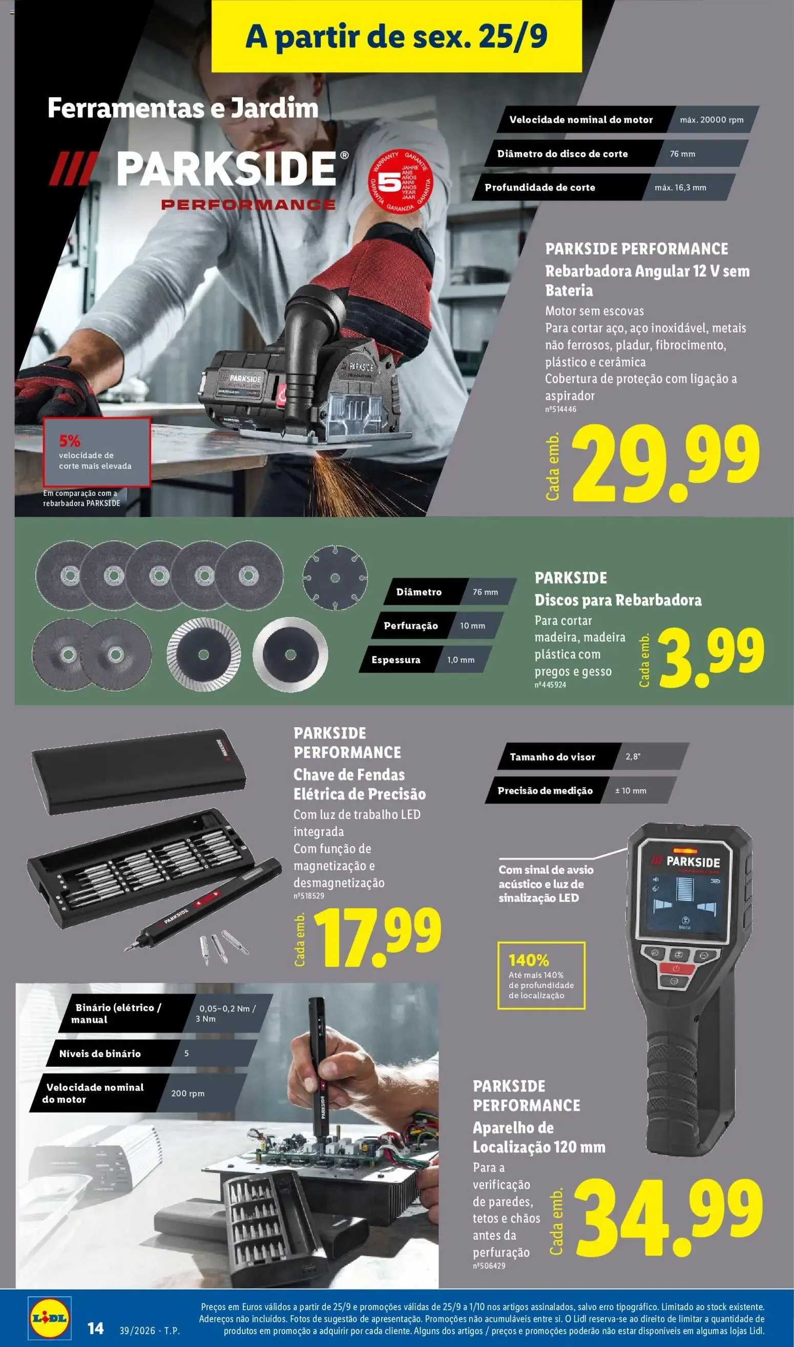 Folheto Lidl Promoções Fim de Semana » de 25/09/2026 - 27/09/2026 de 25 de setembro até 27 de setembro 2026 - Pagina 14