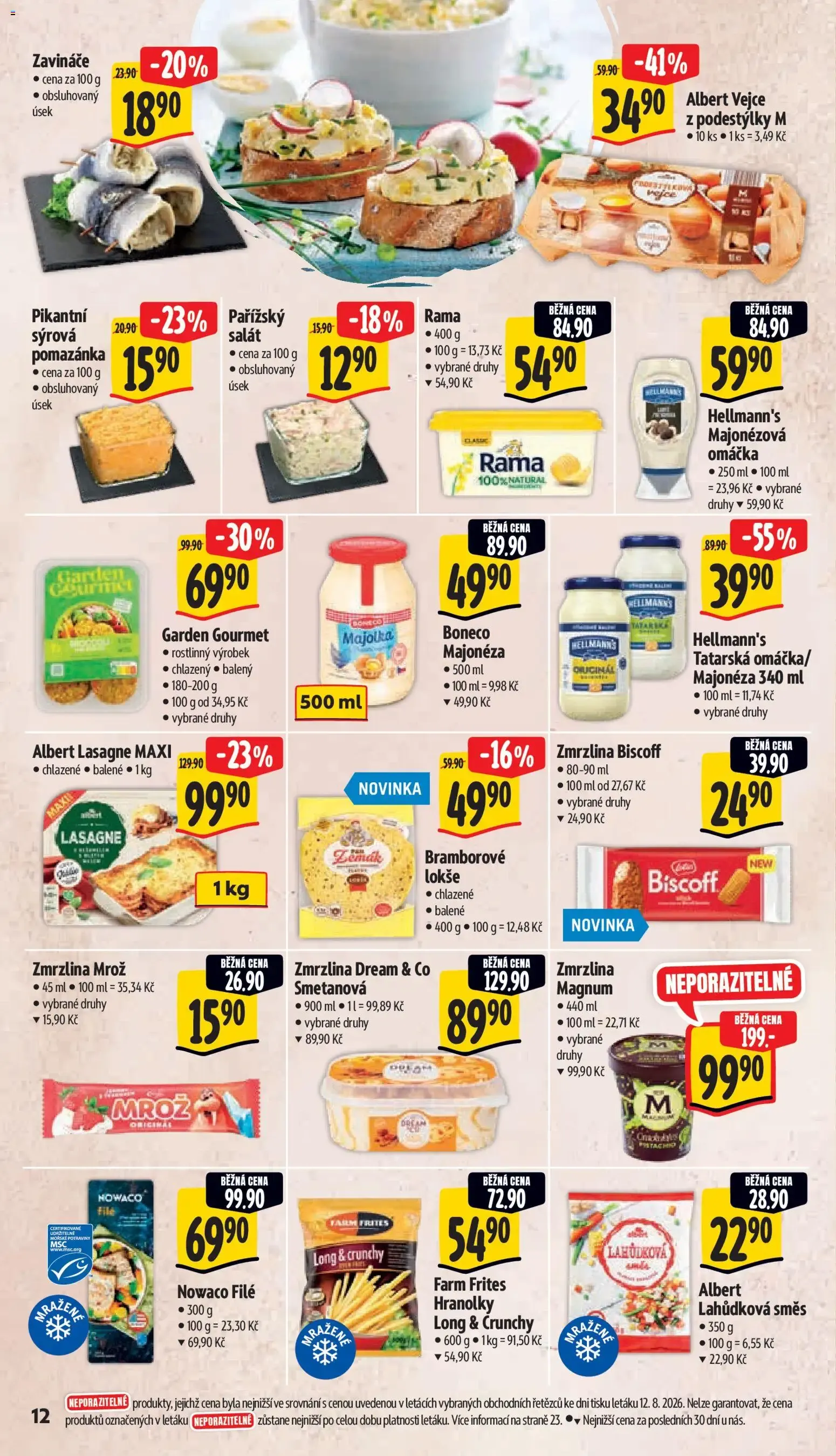 Albert leták - Hypermarket od 19.08.2026 - Akční leták - 19. srpna 25. srpna 2026 - Page 20