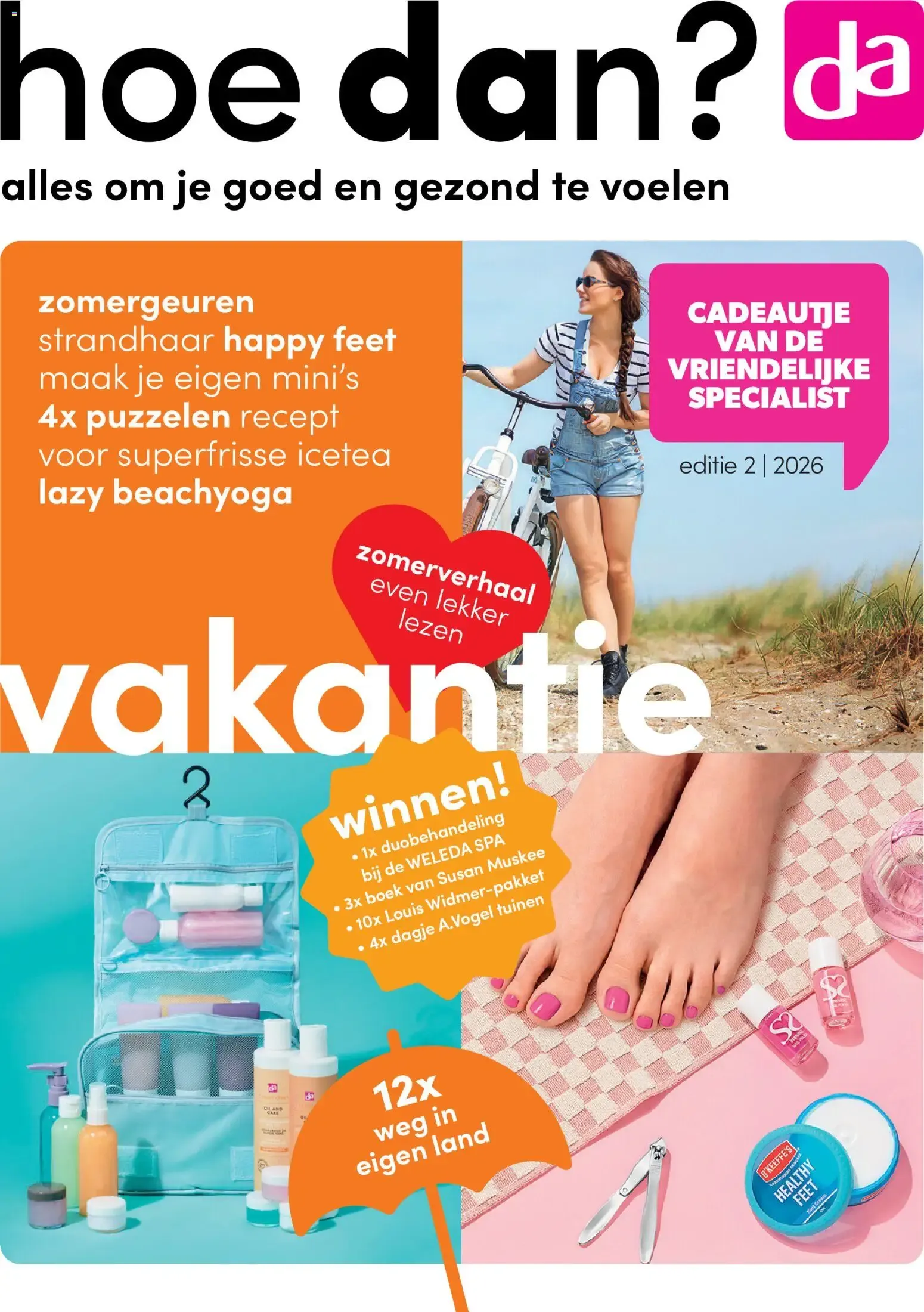 hoe dan? da - Vakantie van 13 juni tot 31 augustus 2026 - Folder pagina 1