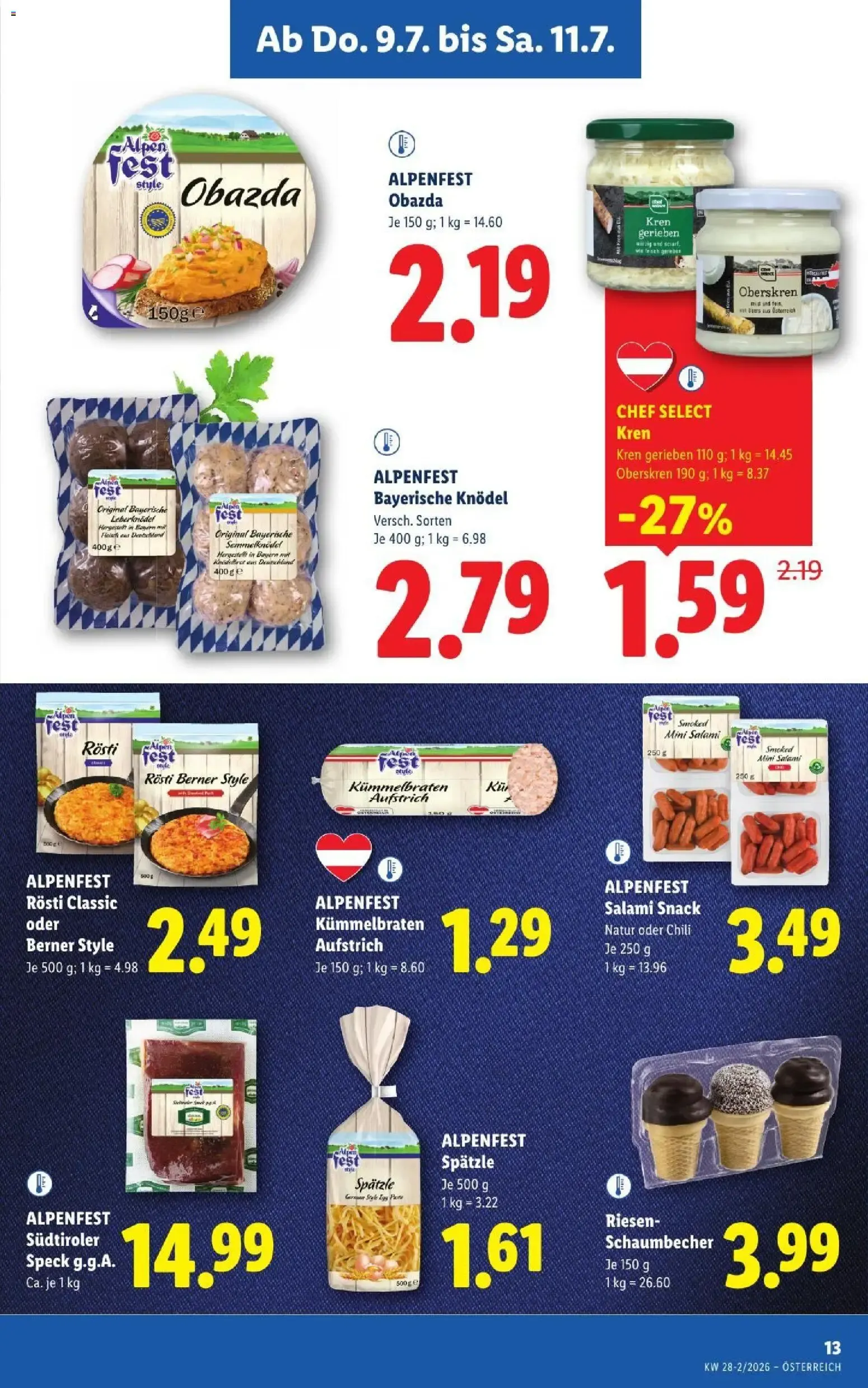 Lidl - Flugblatt ab 09.07.2026 - Angebote ab donnerstag von 9. Juli bis 11. Juli 2026 - Flugblätt seite 15