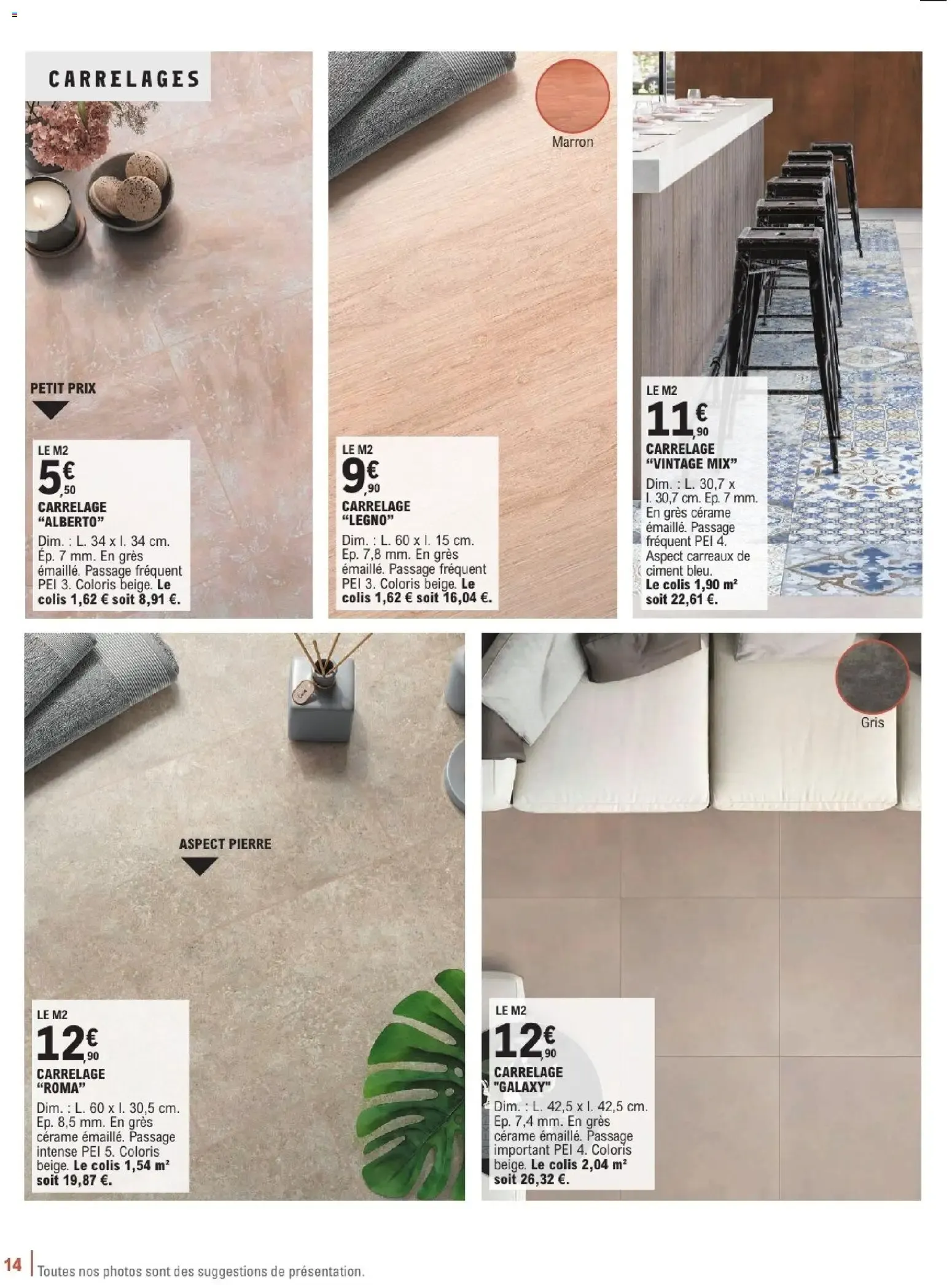 Brico E.Leclerc - Guide aménagement intérieur à partir du 06/01/2026 - promo en ligne du 6 janvier au 7 février 2026 - Catalogue page 14