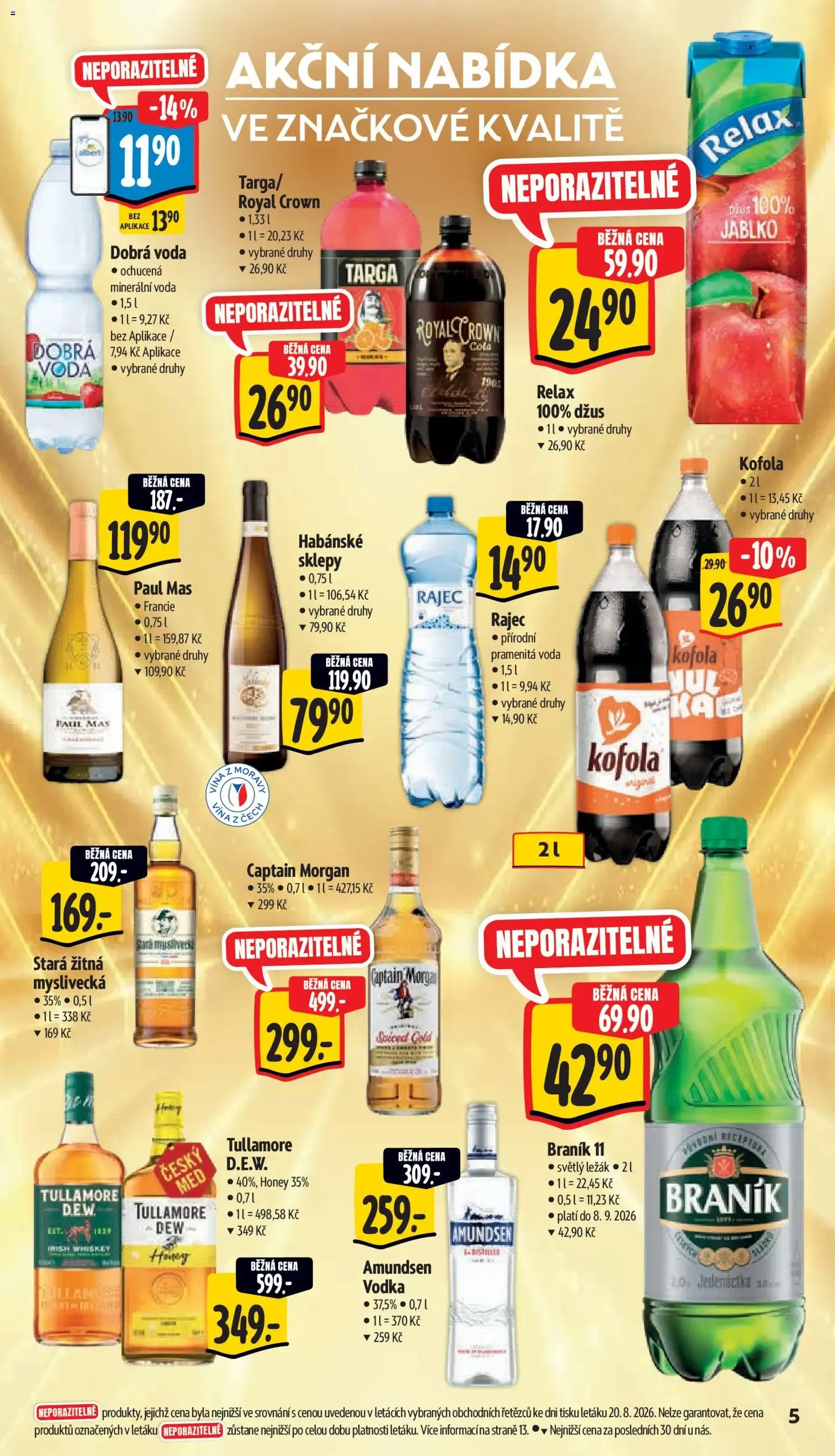 Albert leták - Supermarket od 26.08.2026 - Akční leták - 26. srpna 1. září 2026 - Page 10