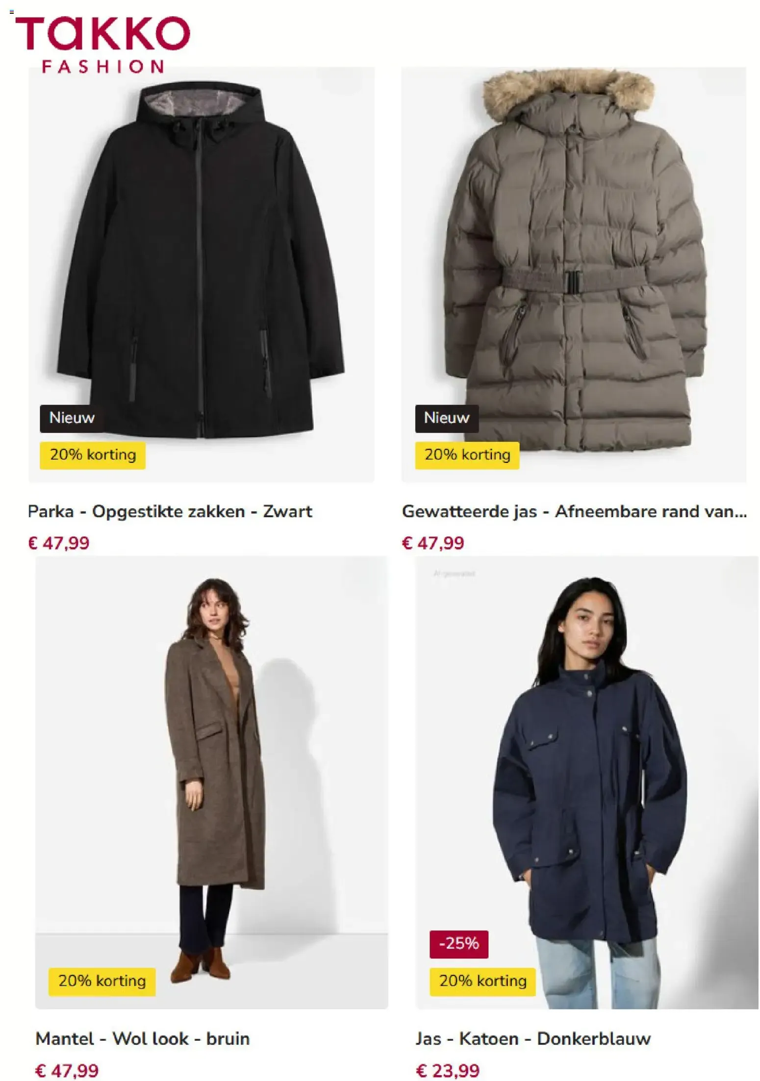 Takko Fashion -20% en jassen y bodywarmers van 14 oktober tot 25 oktober 2026 - Folder pagina 3