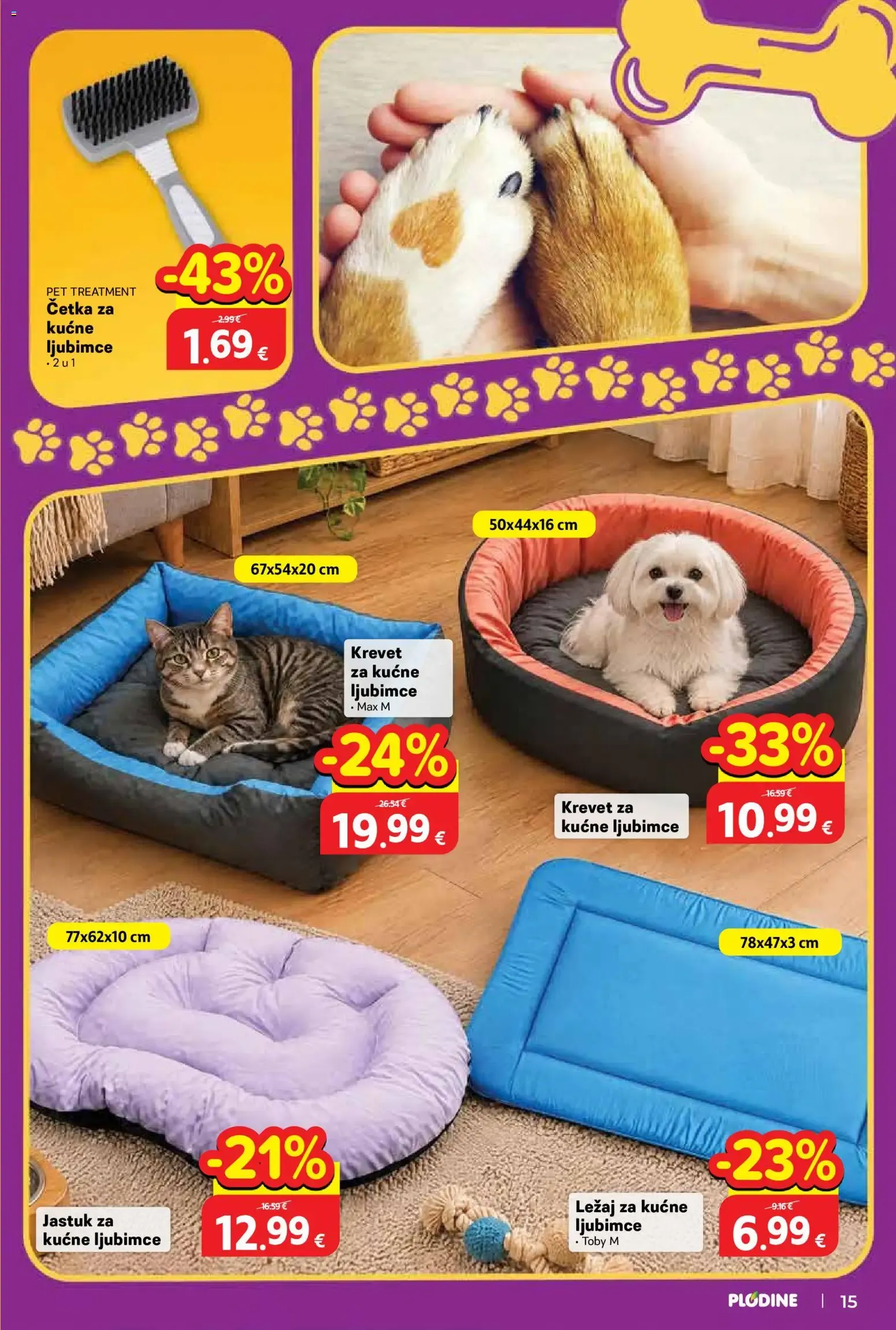 Katalog Plodine Katalog kućni ljubimci novi od 01.10.2026 na listanje > letak digitalni od 1. listopada do 14. listopada 2026. - Pregled Stranica 15