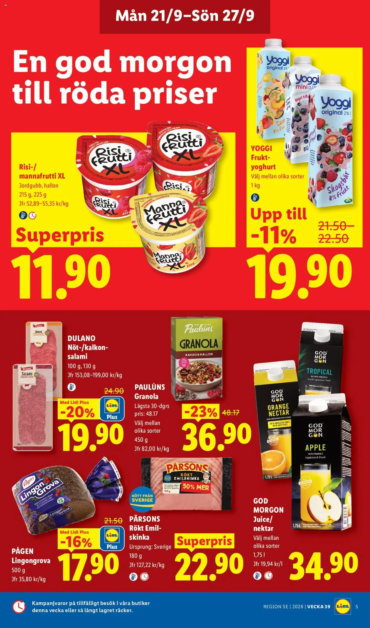 Lidl erbjudanden från 21/09/2026 - 27/09/2026 > Reklamblad nuvarande rabatter från 21 september till 27 september 2026 - Reklamblad sidor 6