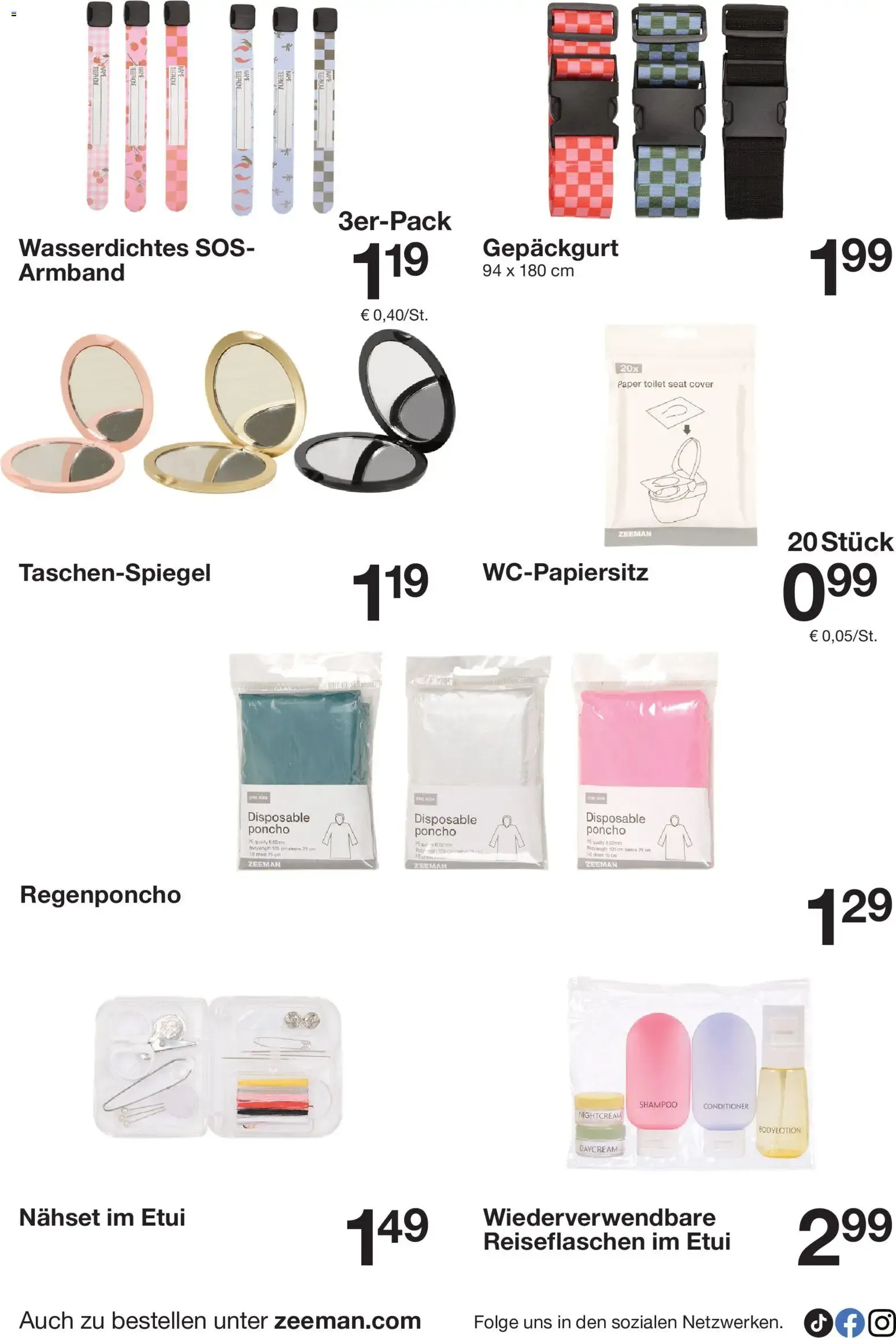 Zeeman: Diese Woche: alles, was du in den Urlaub mitnimmst. von 6. Juni bis 12. Juni 2026 - Prospekt seite 4