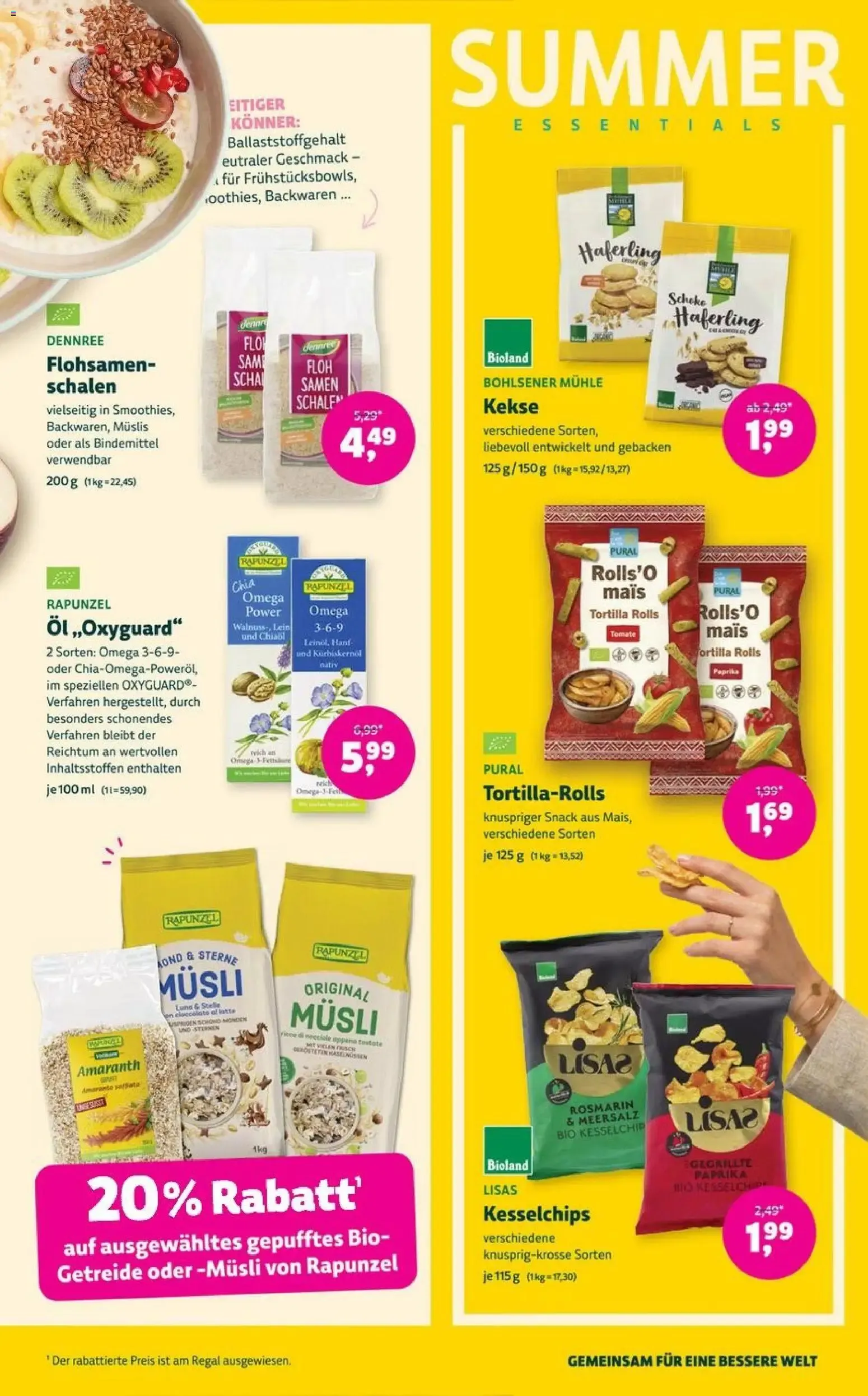 BioMarkt Prospekt (ab 01.07.2026) zum Blättern von 1. Juli bis 14. Juli 2026 - Prospekt seite 11